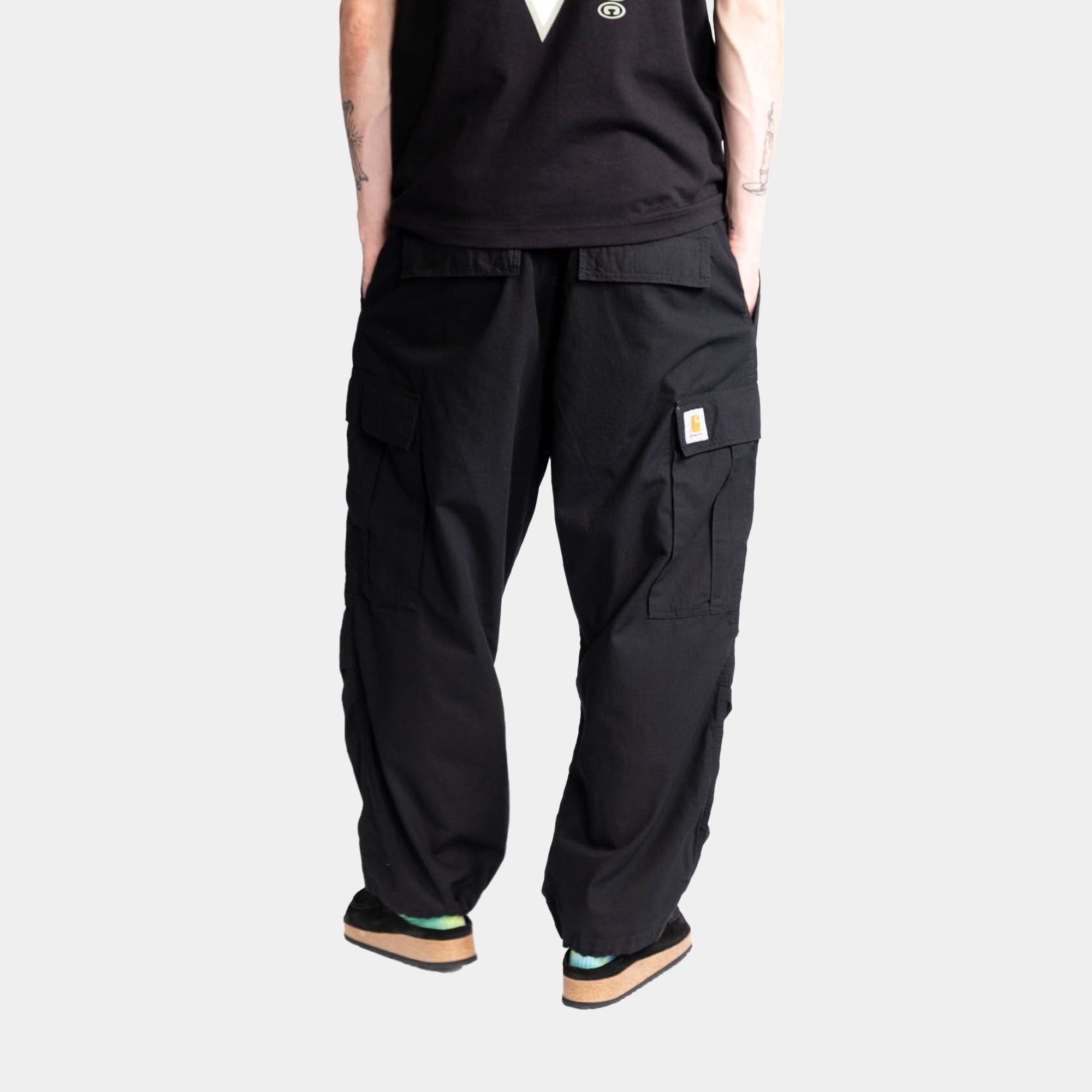 Carhartt WIP Jet Cargo Pant - Black Rinsed