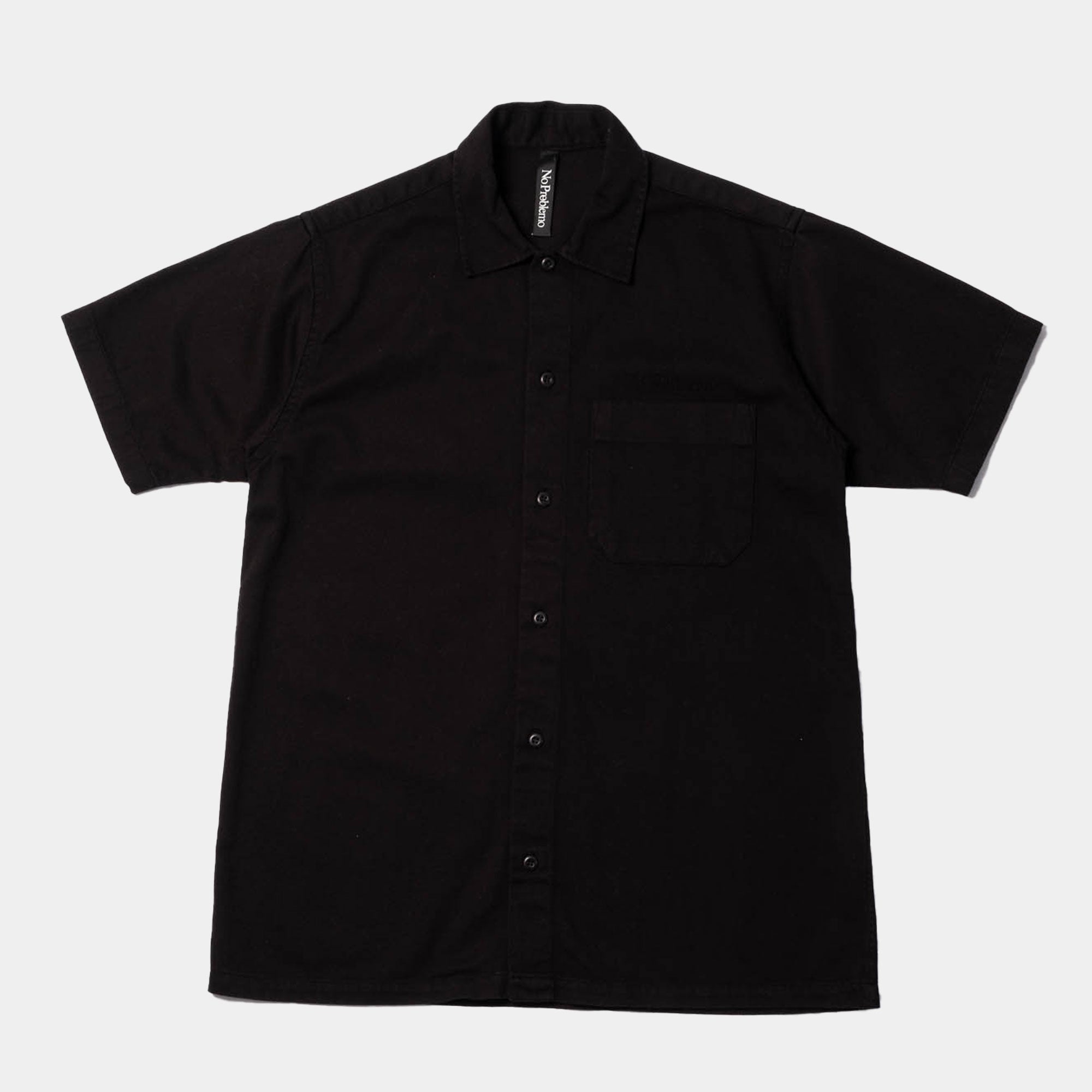 No Problemo Mini Problemo SS Work Shirt - Black