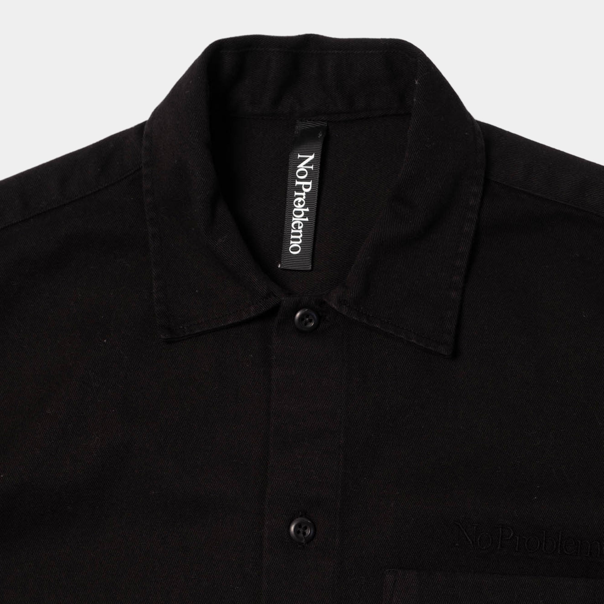 No Problemo Mini Problemo SS Work Shirt - Black