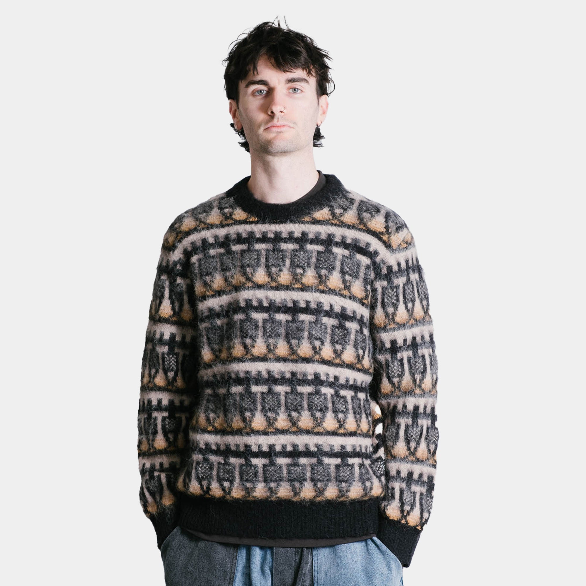 The Trilogy Tapes TTT Repeat Knitted Jumper - Multi