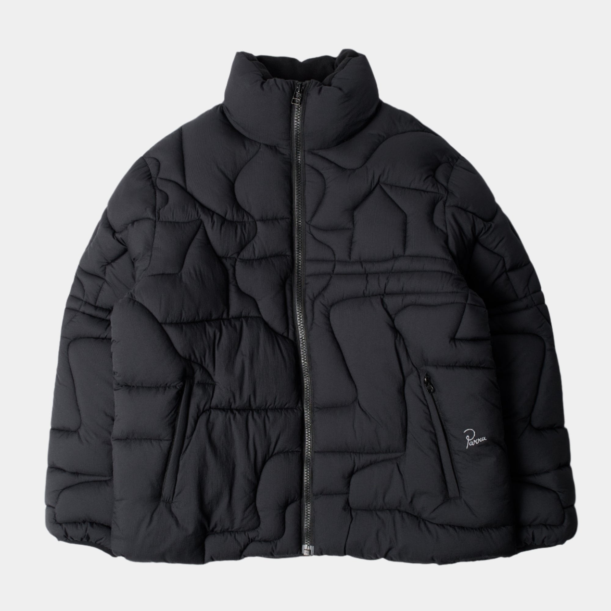 By Parra Boring Village Puffer Jacket - Black