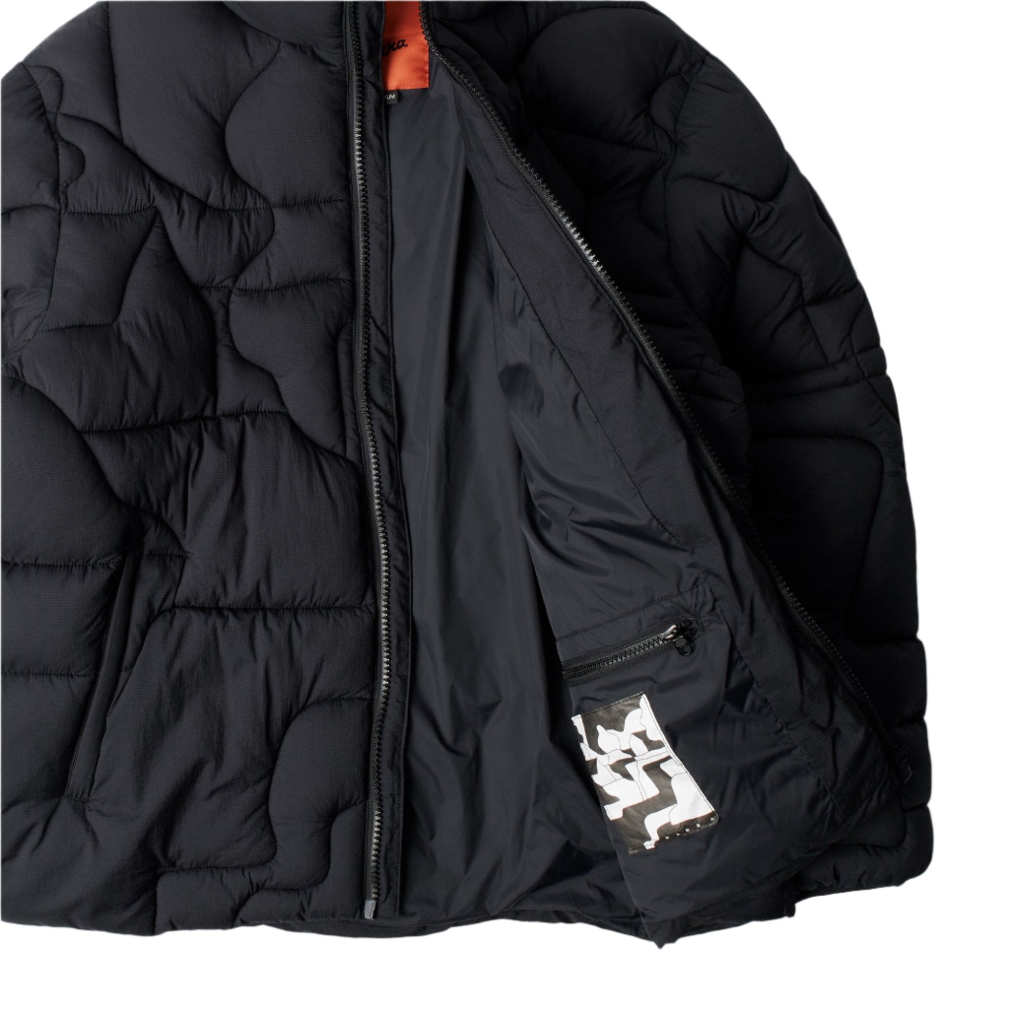 By Parra Boring Village Puffer Jacket - Black