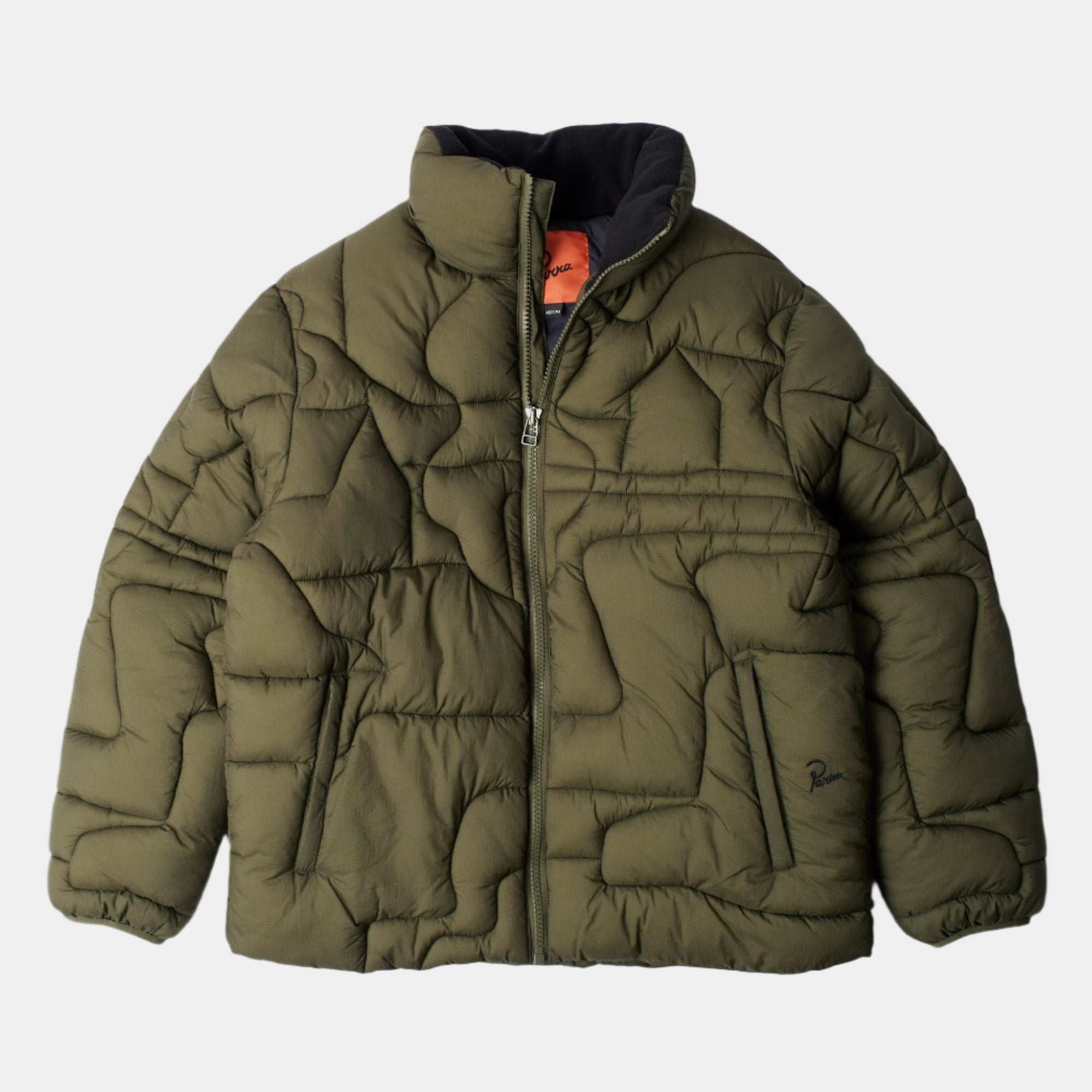 By Parra Boring Village Puffer Jacket - Green