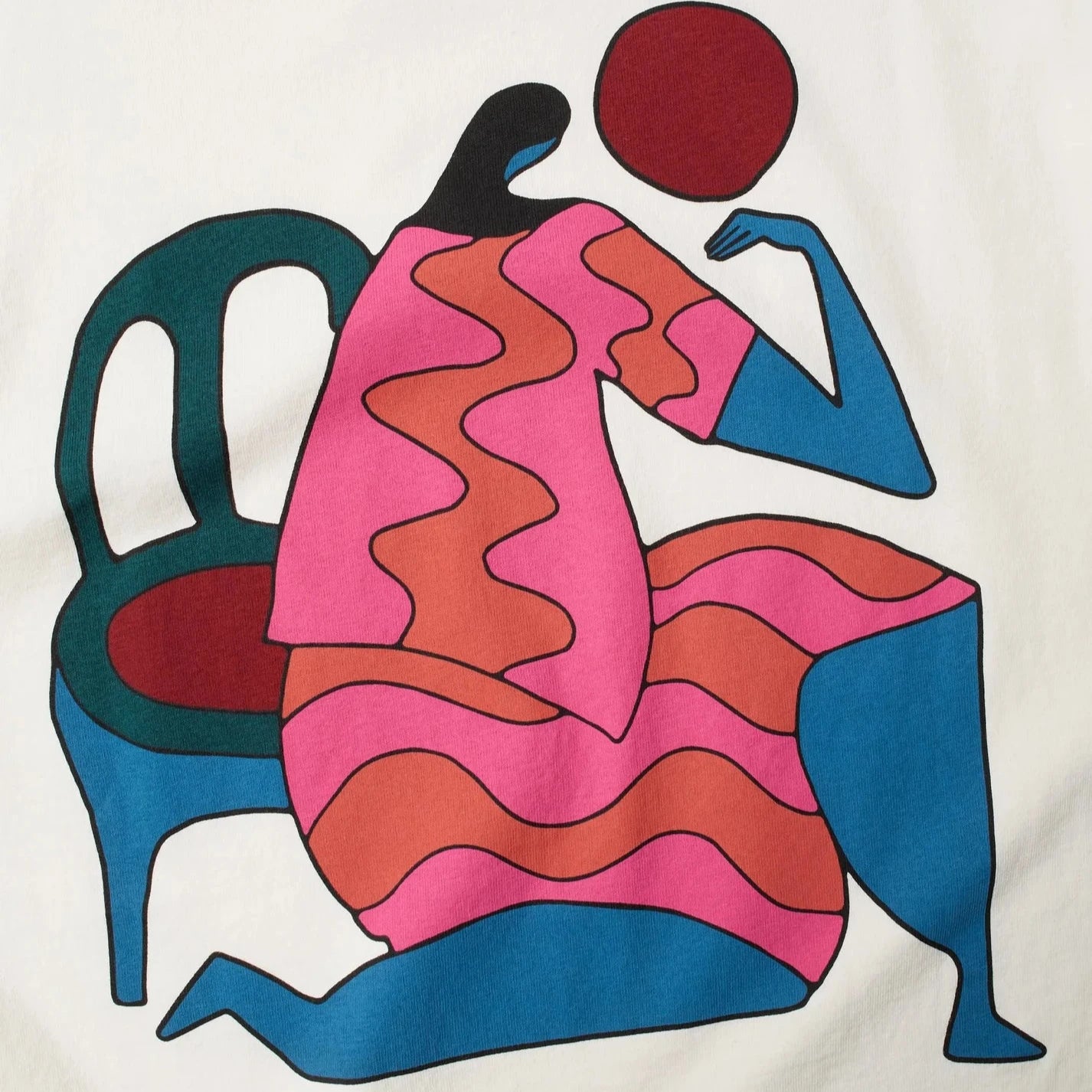 By Parra Face Ball T-Shirt - Off White