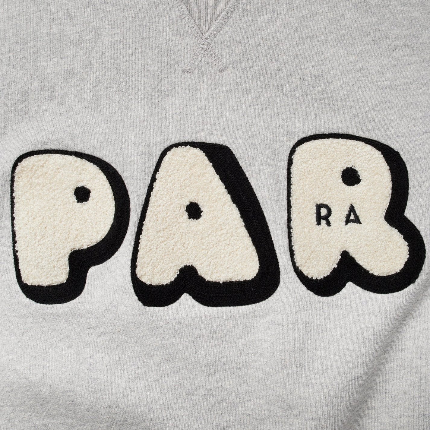 By Parra Rounded PAR Crew Neck Sweatshirt - Heather Grey