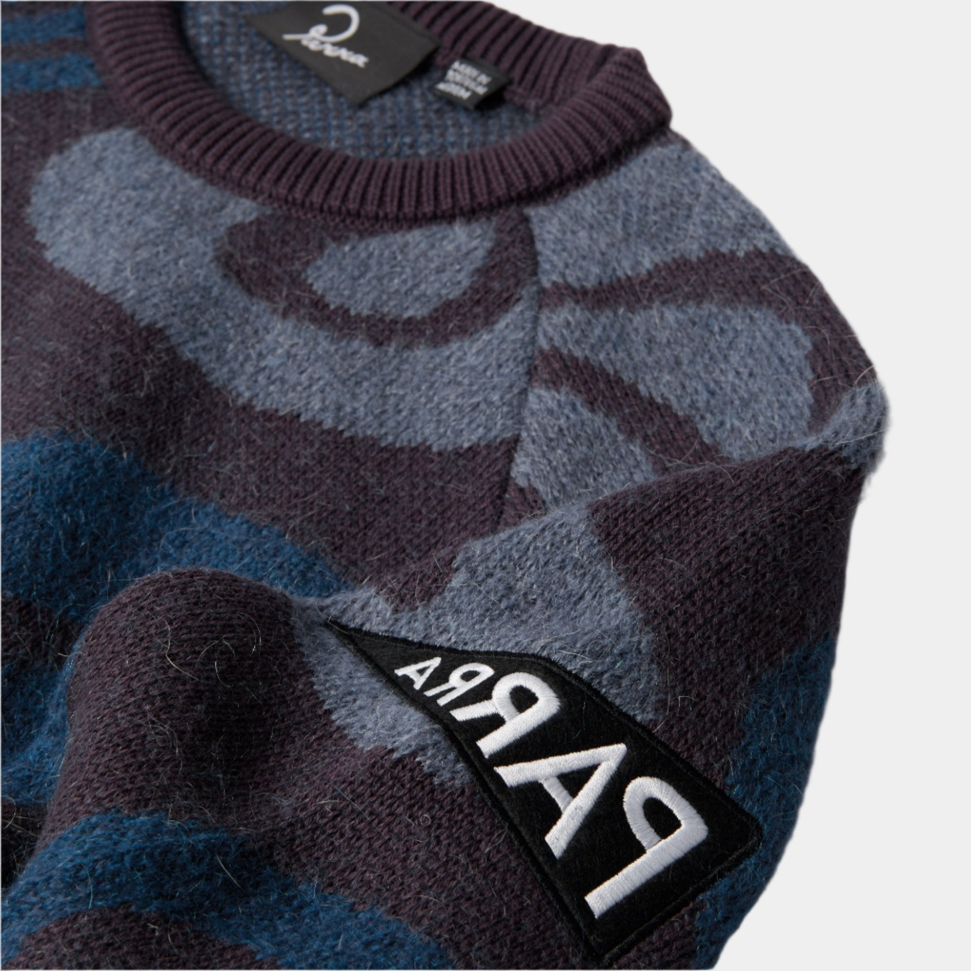 By Parra Stupid Lava Lamp Knitted Pullover - Dark Mahogany