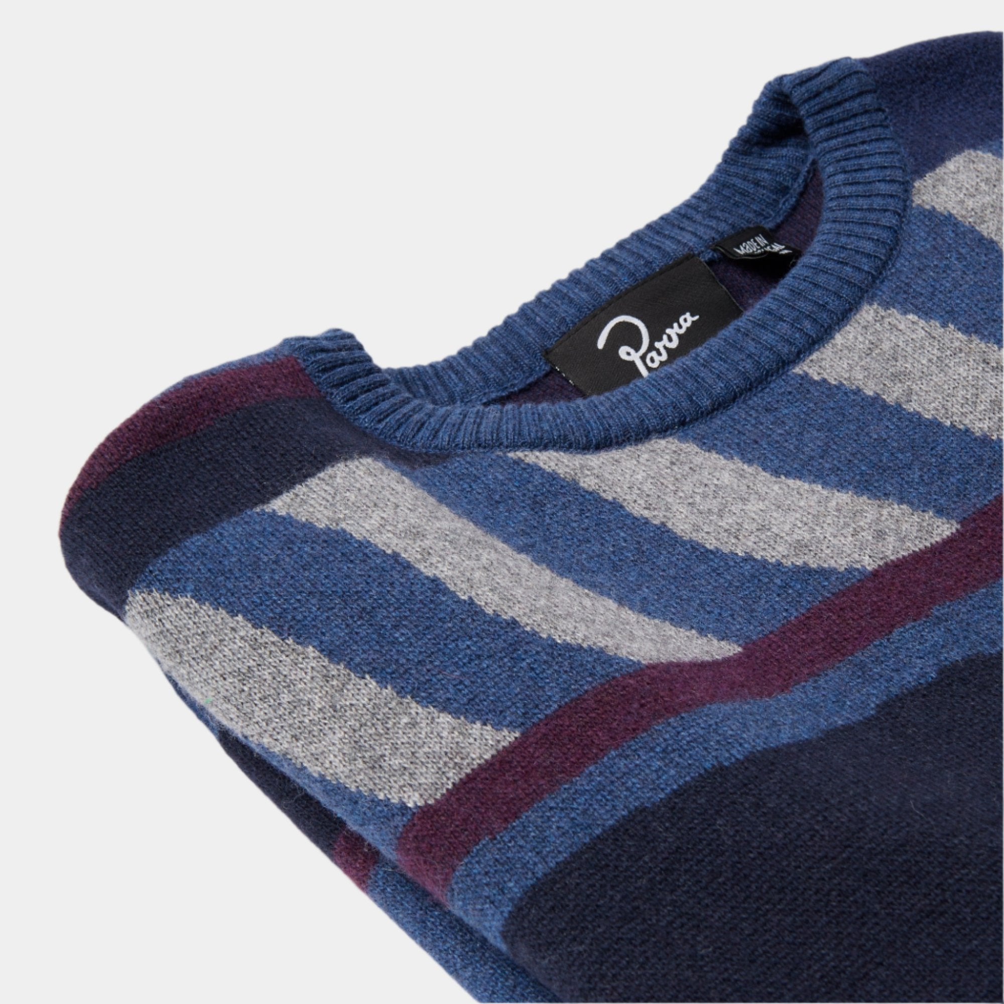 By Parra Patched Your Work Knitted Pullover - Blue