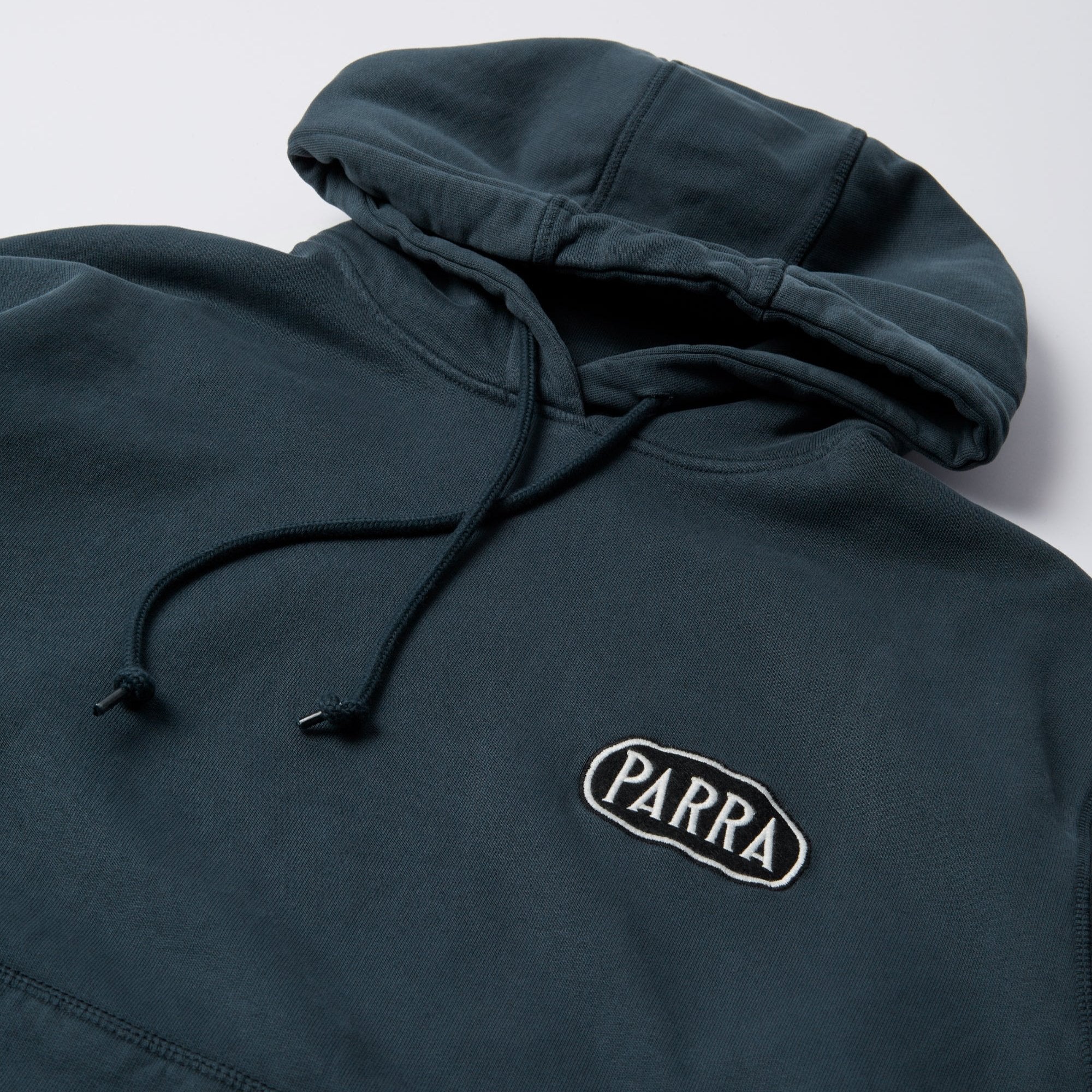 By Parra Oval Logo Hooded Sweatshirt - Washed Blue