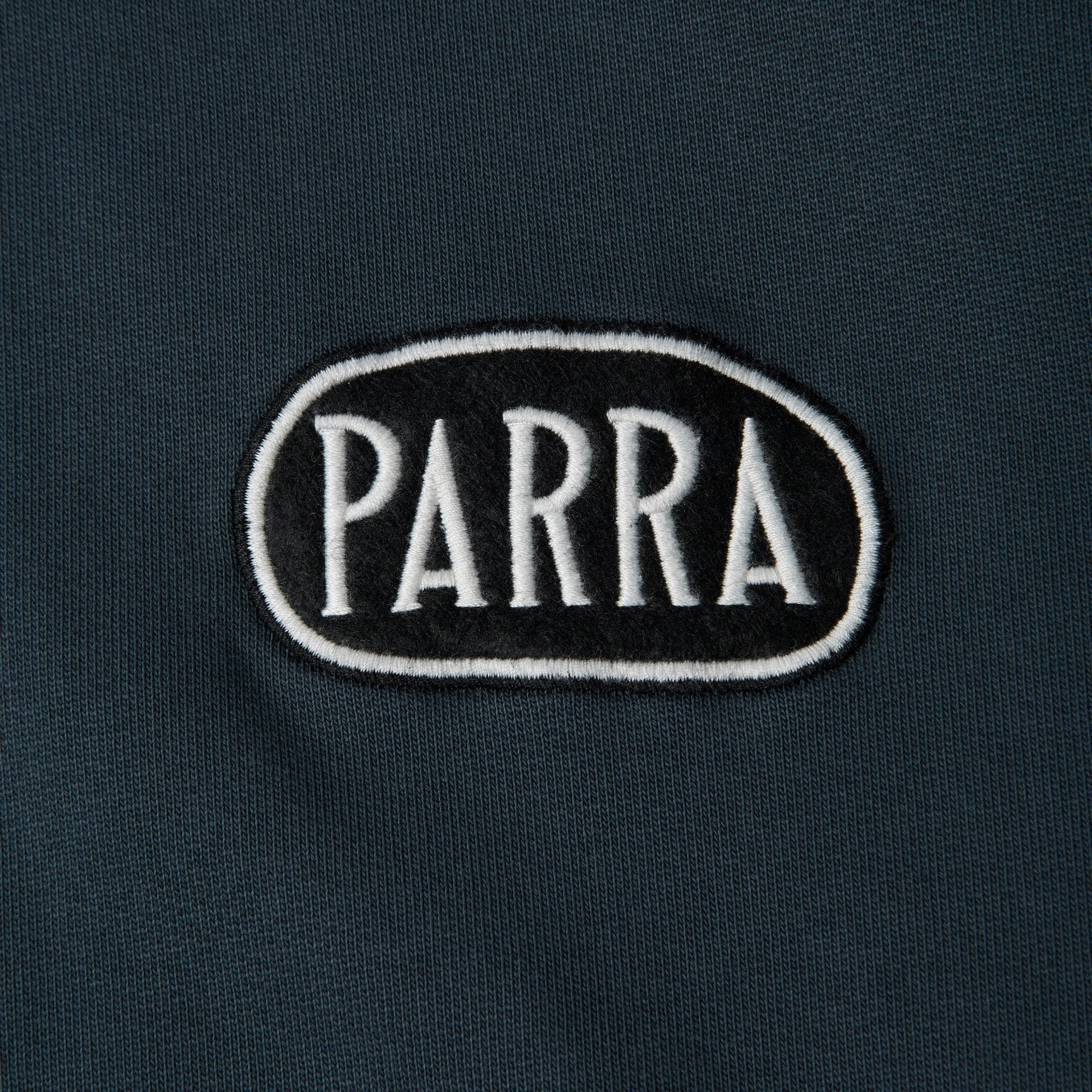 By Parra Oval Logo Hooded Sweatshirt - Washed Blue