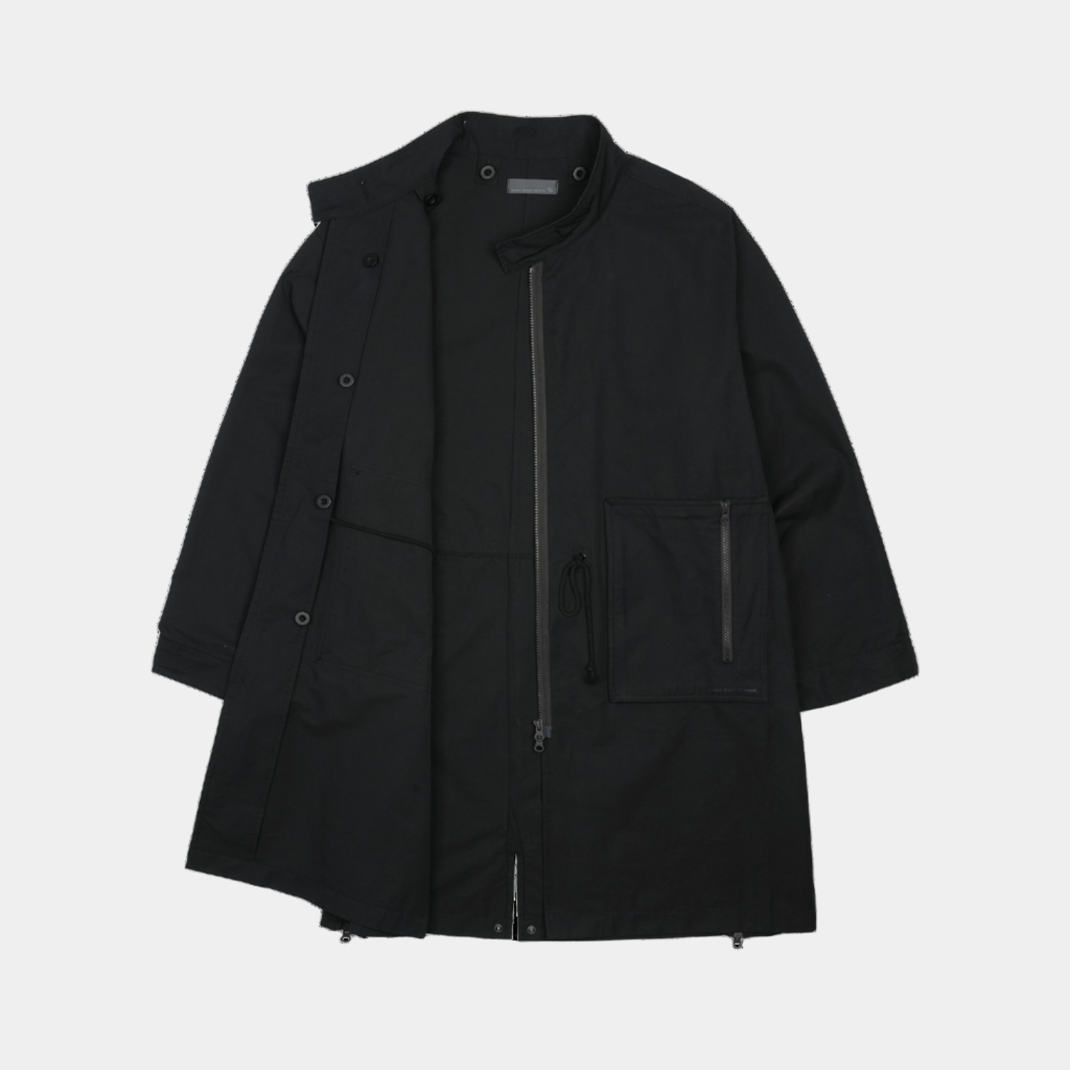 San San Gear Zipper Field Parka - Black