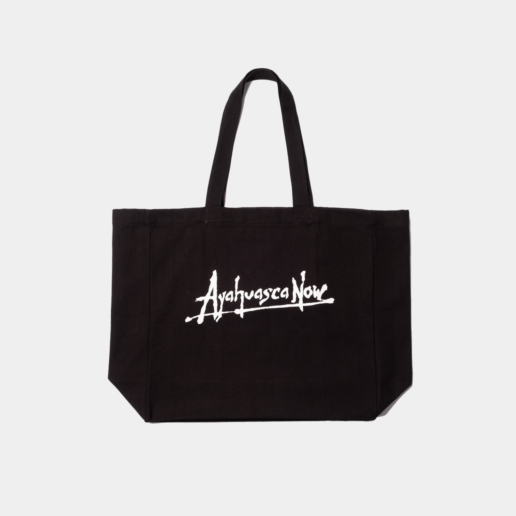 Good Morning Tapes Ayahuasca Now Canvas Tote Bag - Black