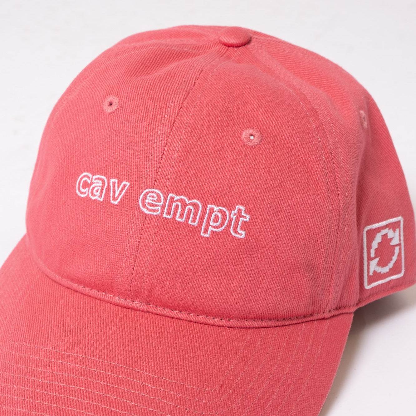 Cav Empt Round Cap - Red