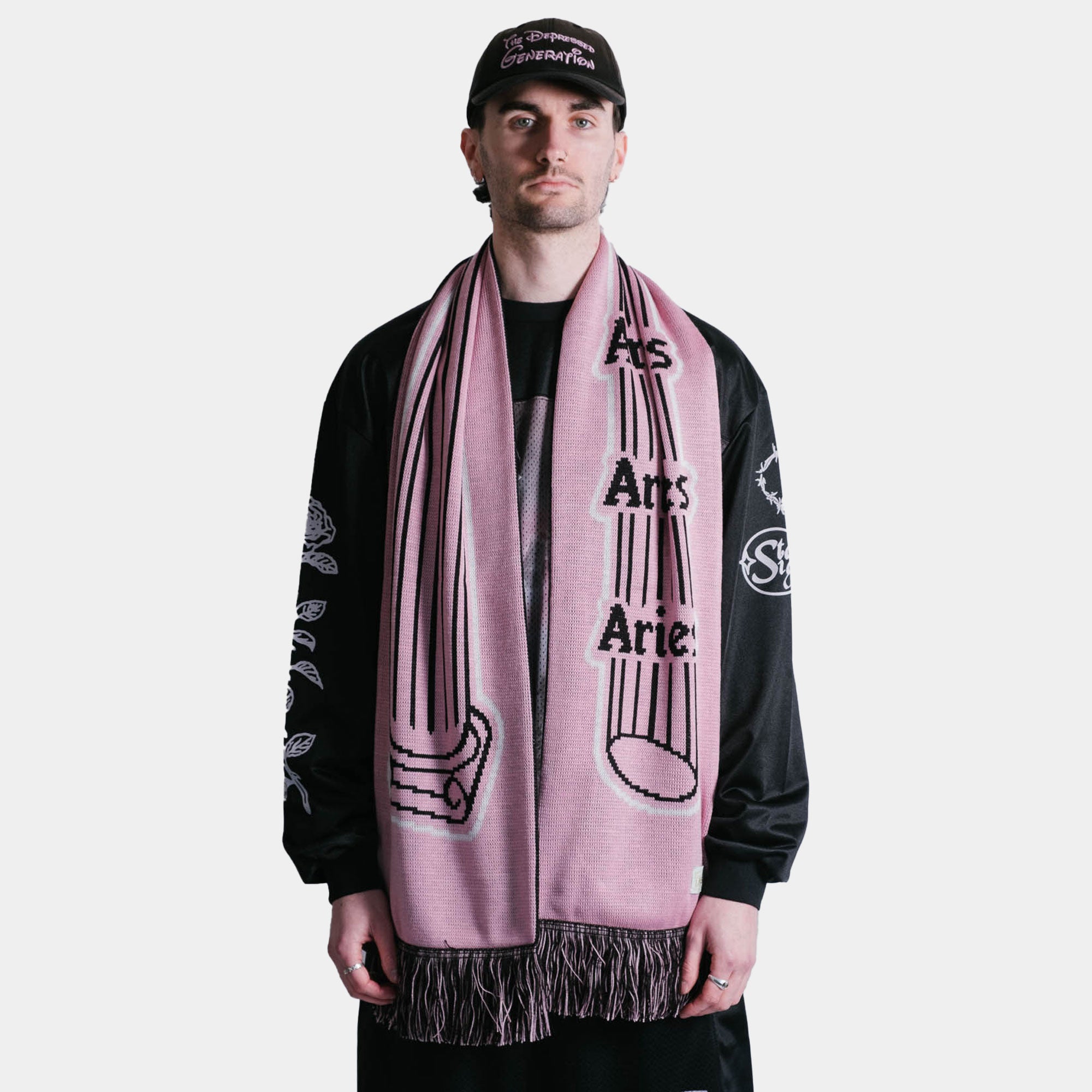 Aries Column Scarf - Pink