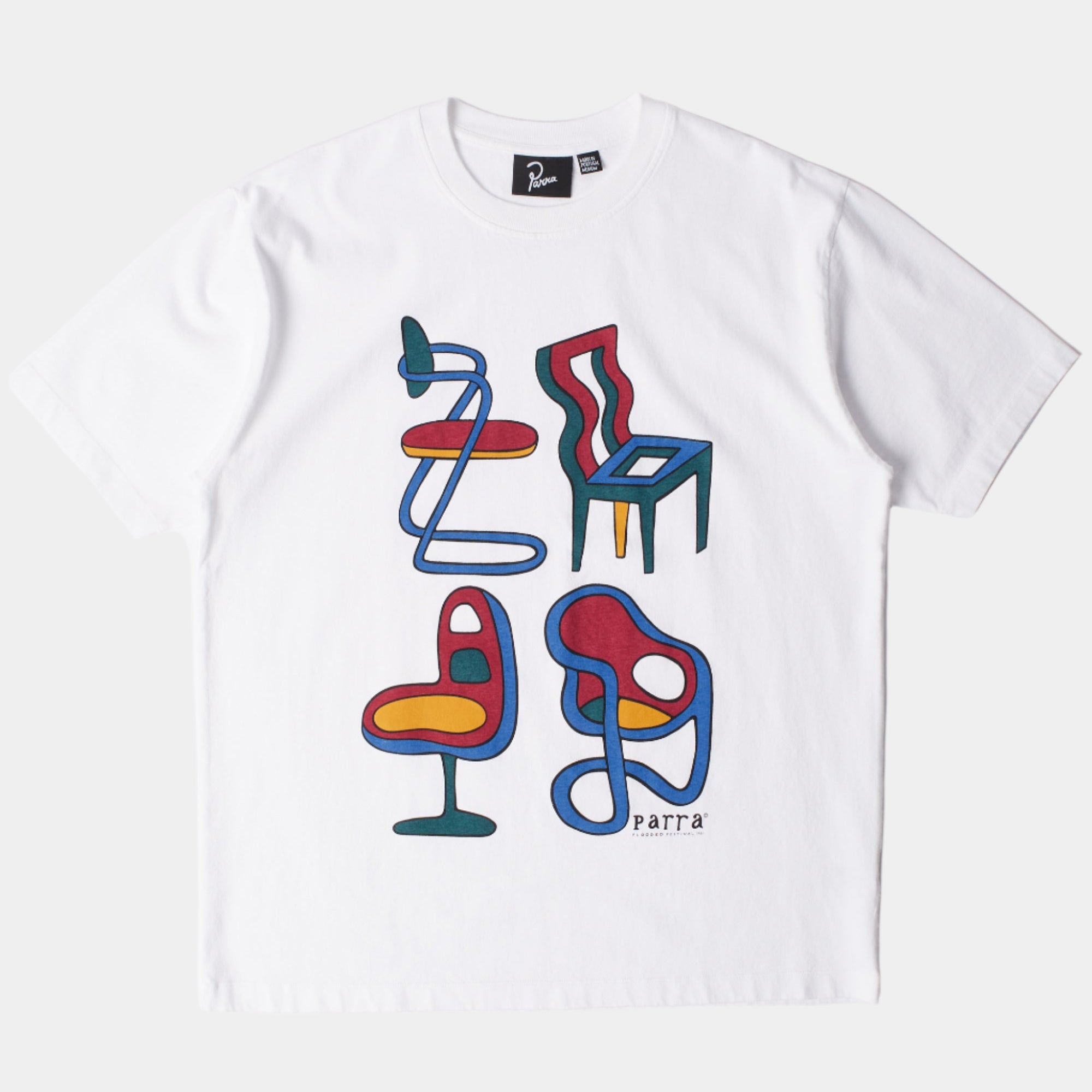 By Parra Unreasonable Chairs T-Shirt - White