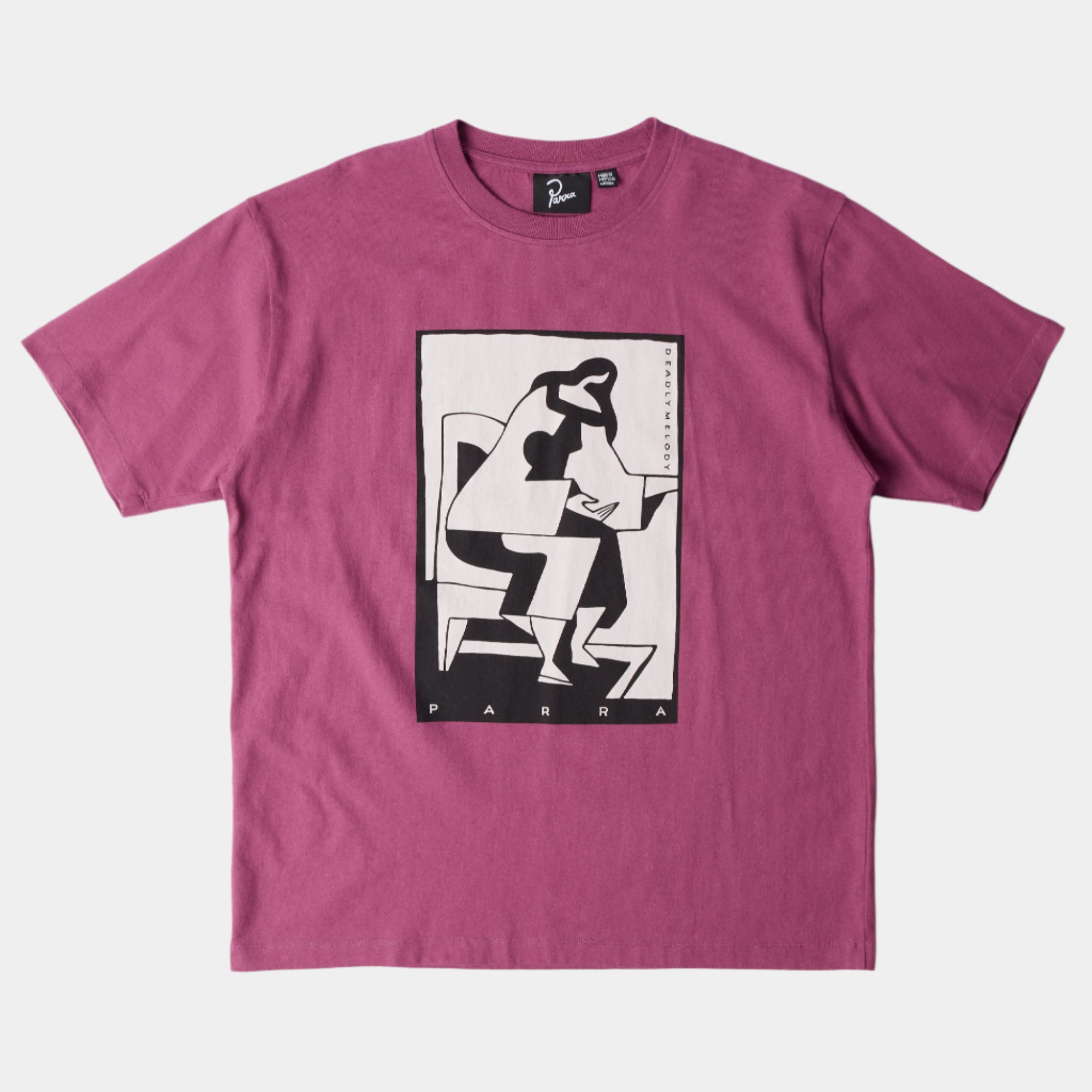 By Parra The Confession T-Shirt - Washed Magenta