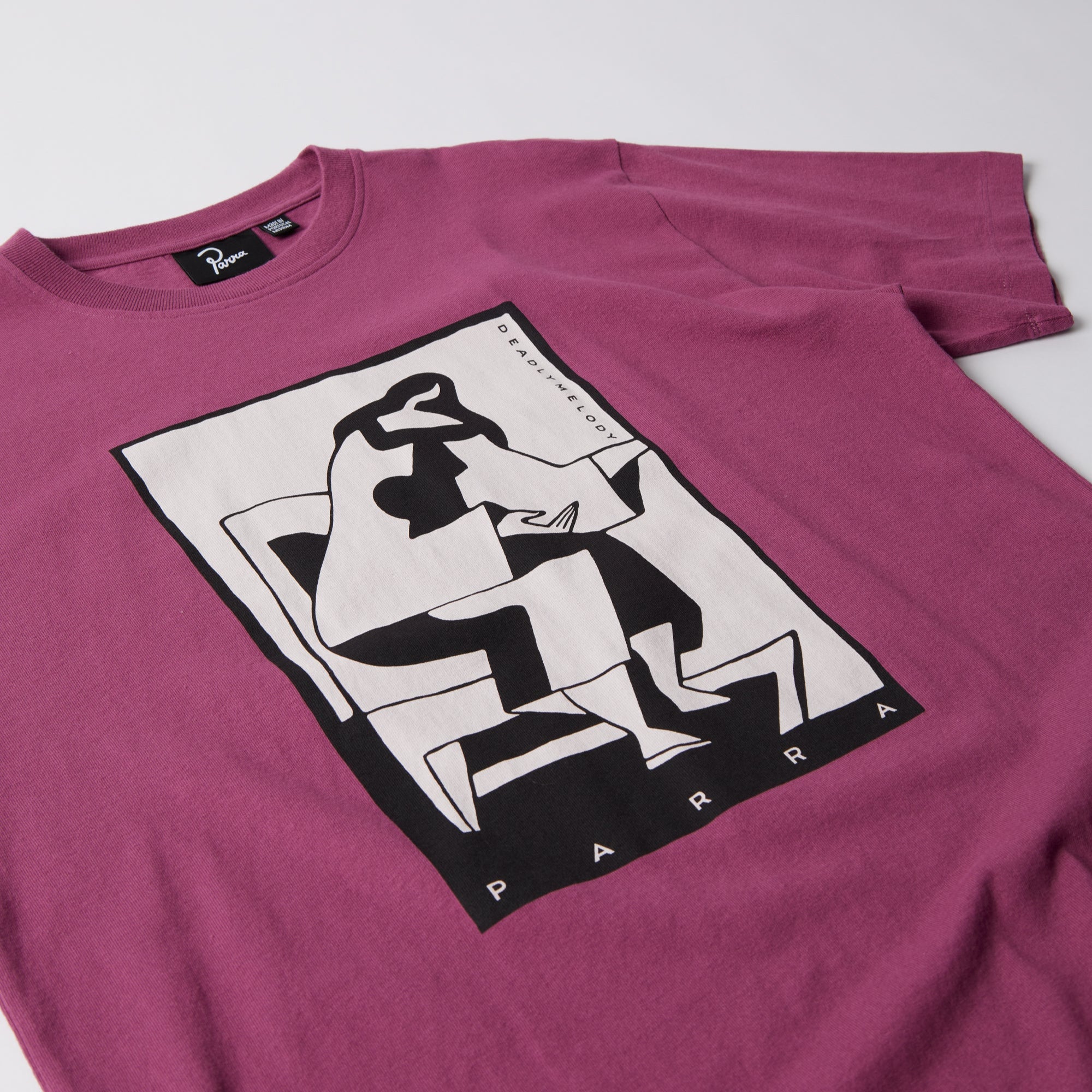 By Parra The Confession T-Shirt - Washed Magenta