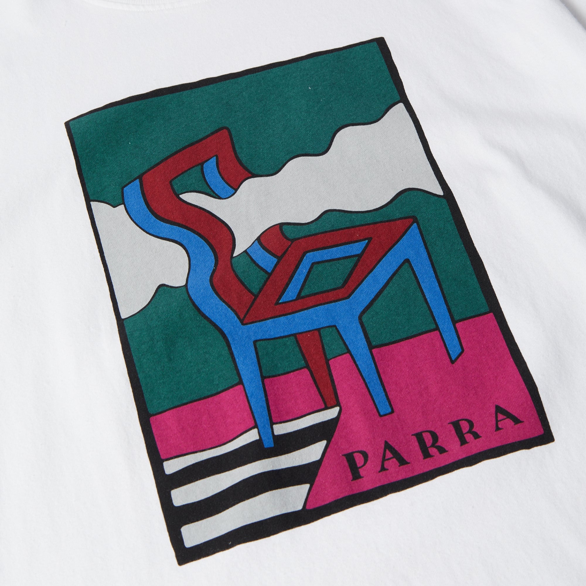 By Parra Smoke Chair T-Shirt - White