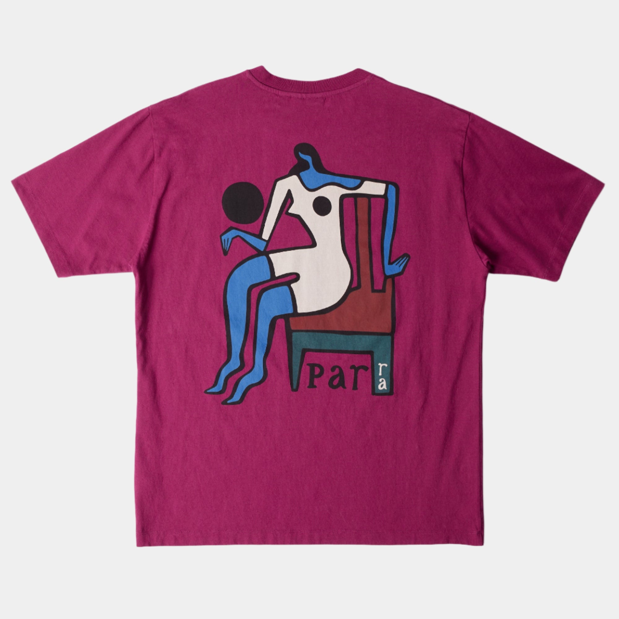 By Parra Chair Baller T-Shirt - Dark Magenta