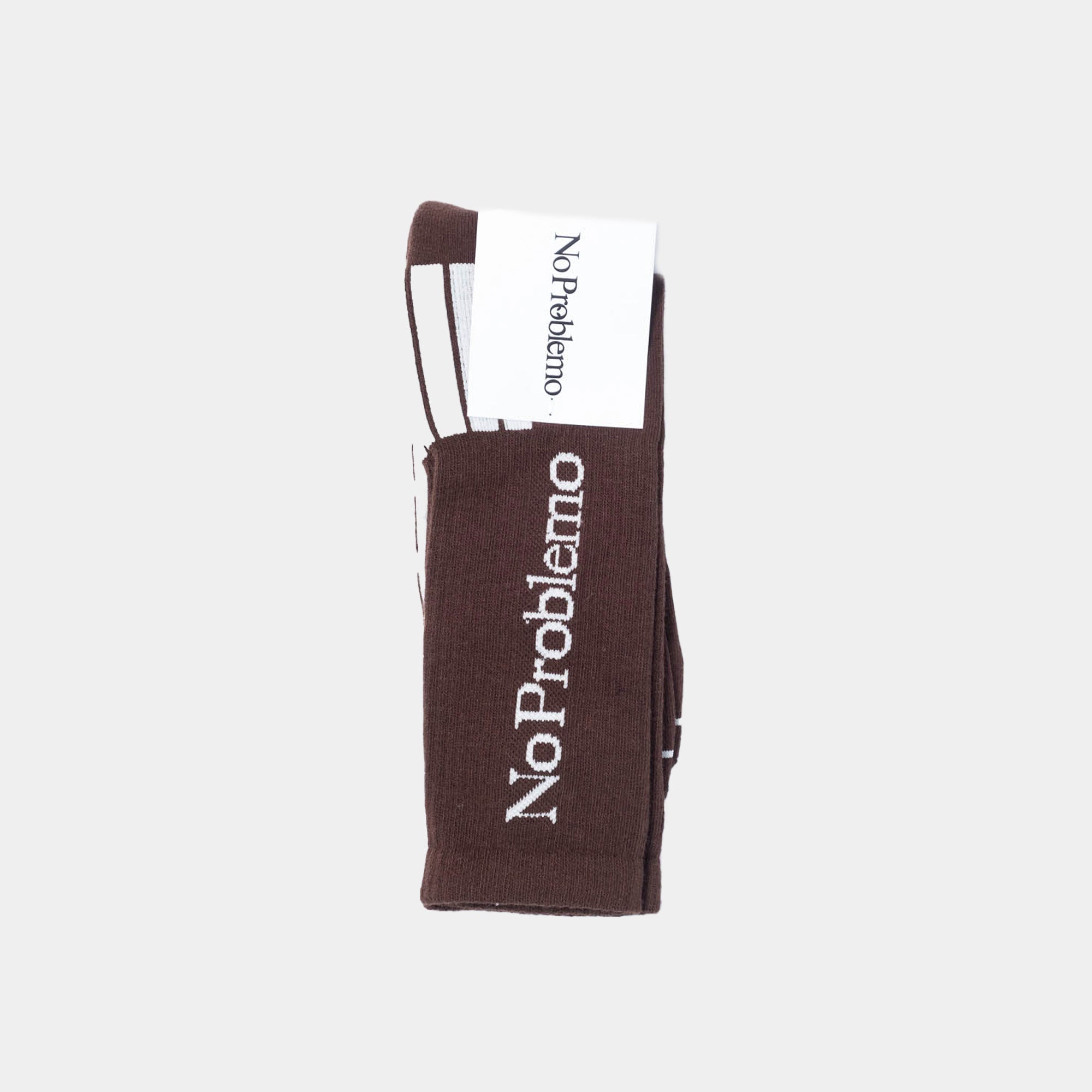 No Problemo Sock - Brown