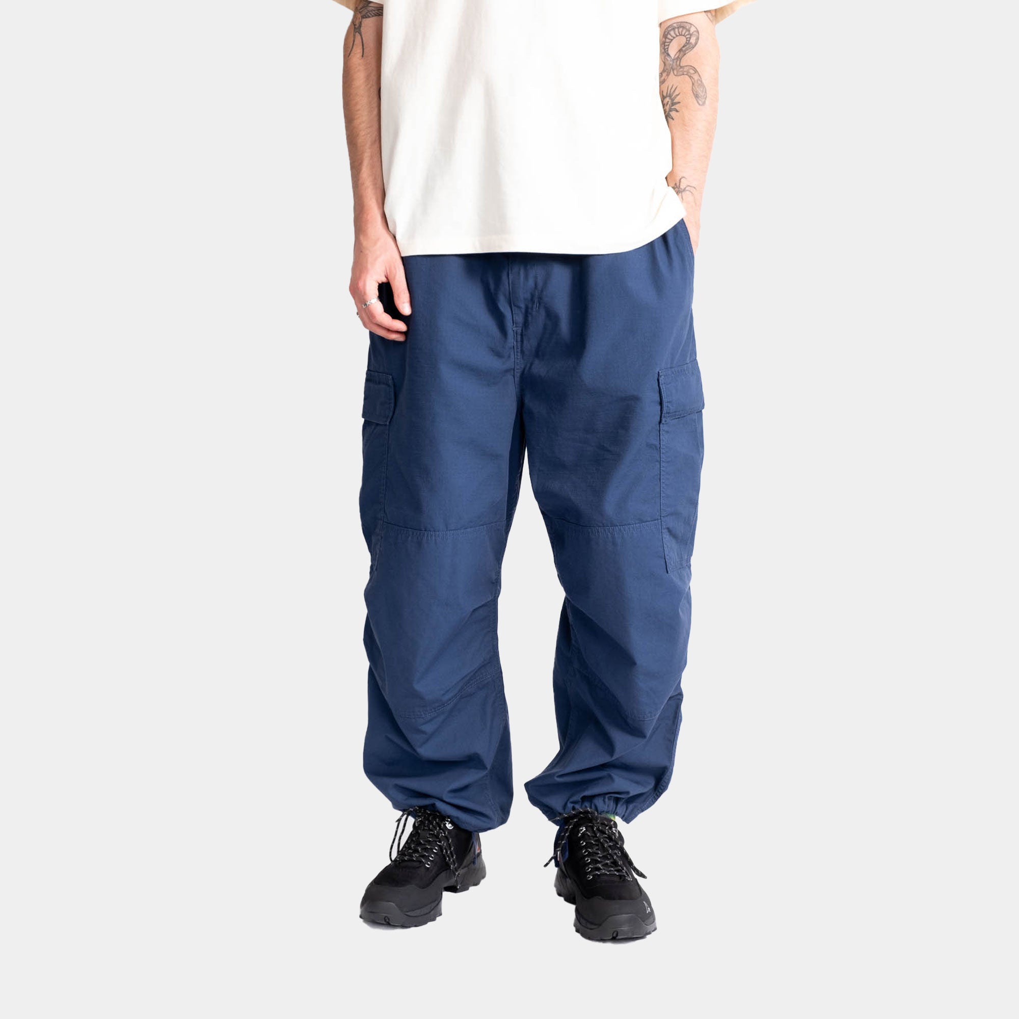 Carhartt WIP Jet Cargo Pant - Blue Rinsed