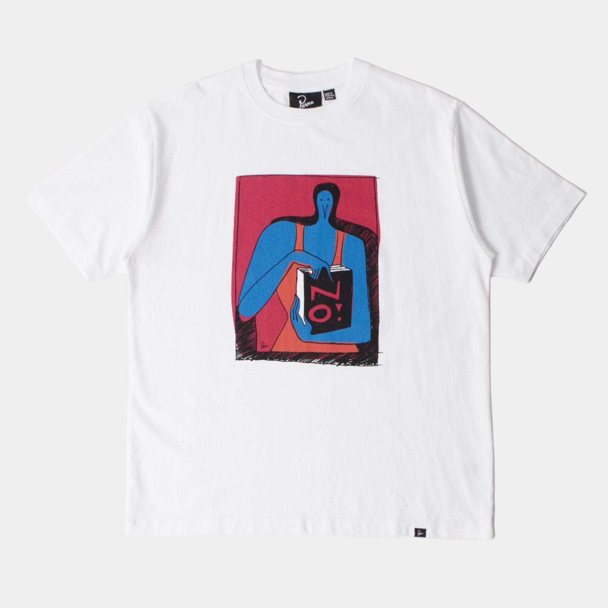 By Parra No Books T-Shirt - White