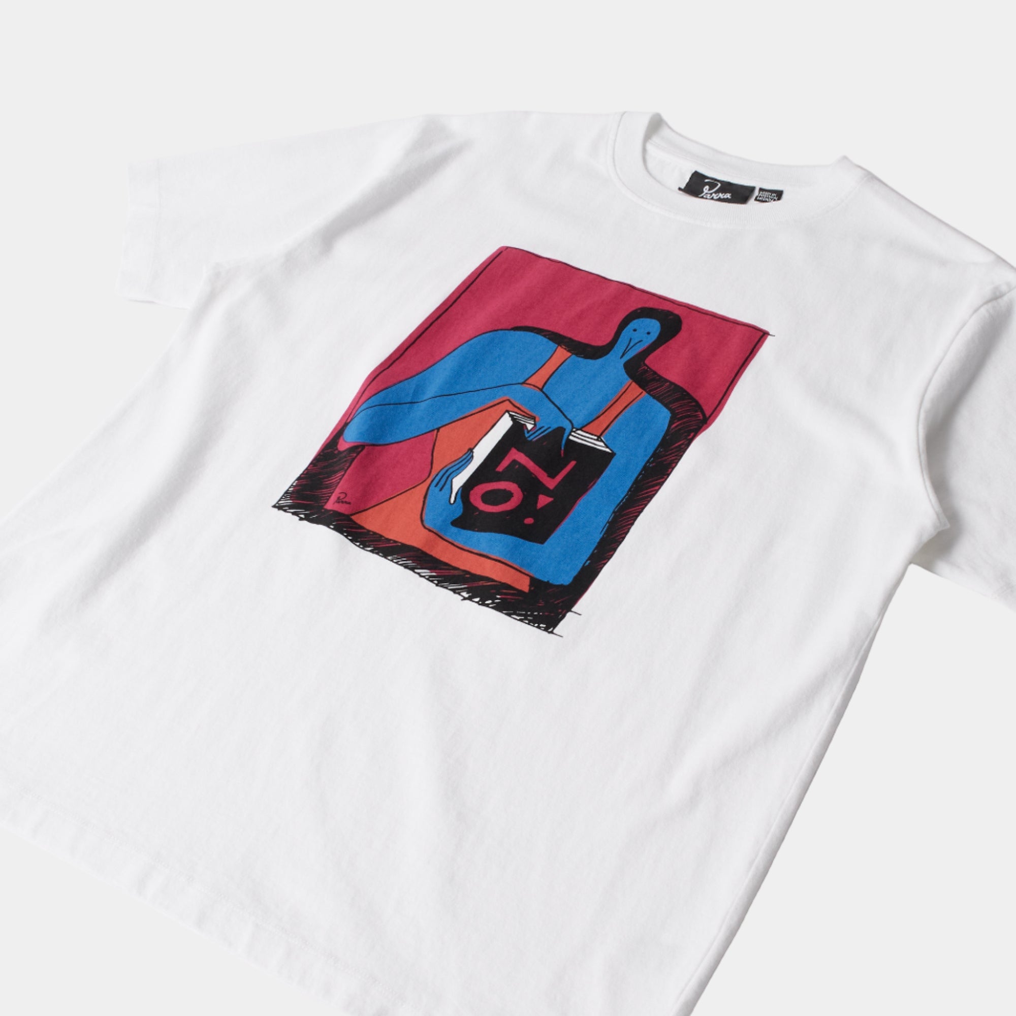 By Parra No Books T-Shirt - White