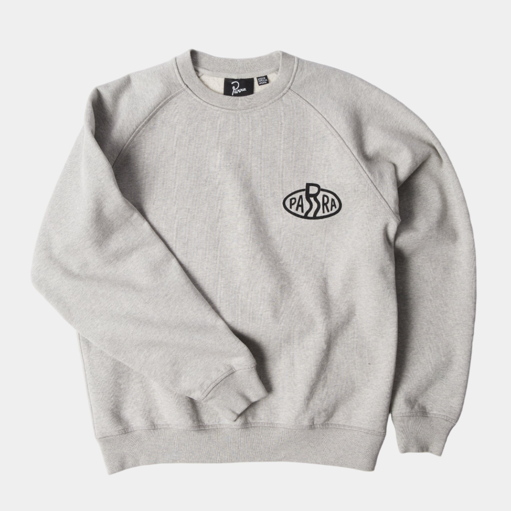 By Parra Legs Logo Crew Neck Sweatshirt - Heather Grey