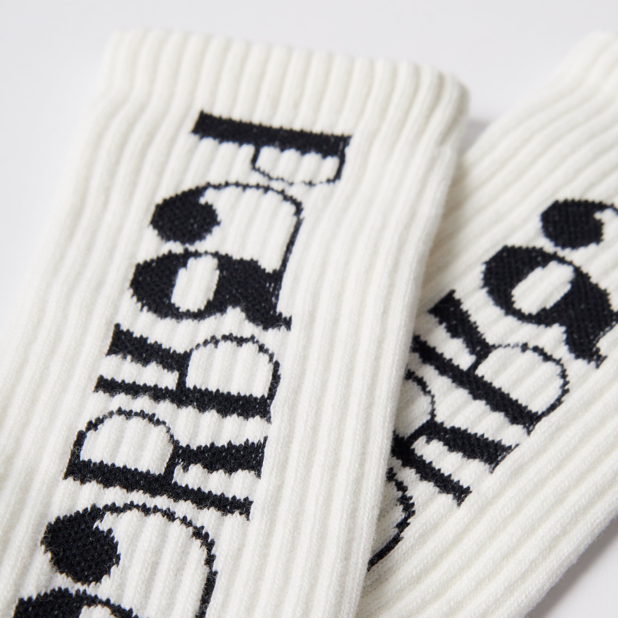By Parra Tokyo Logo Crew Socks - White