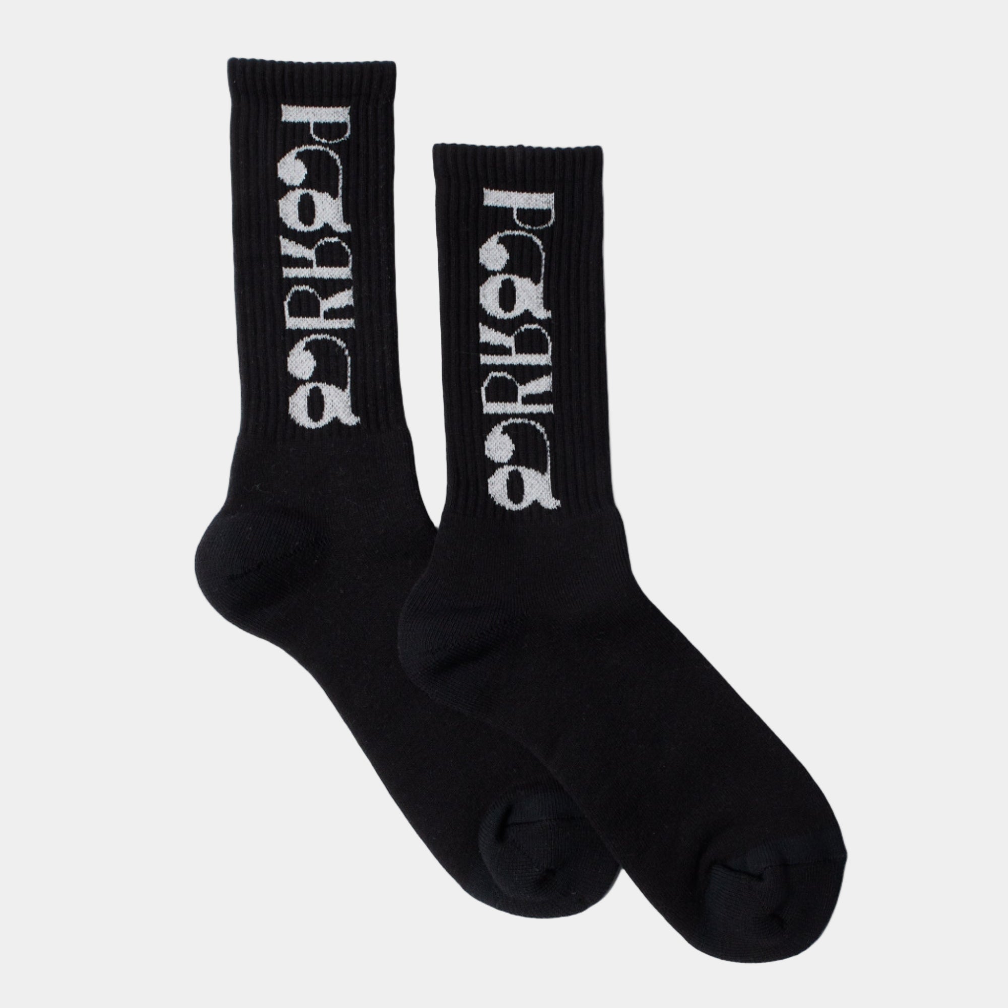 By Parra Tokyo Logo Crew Socks - Black