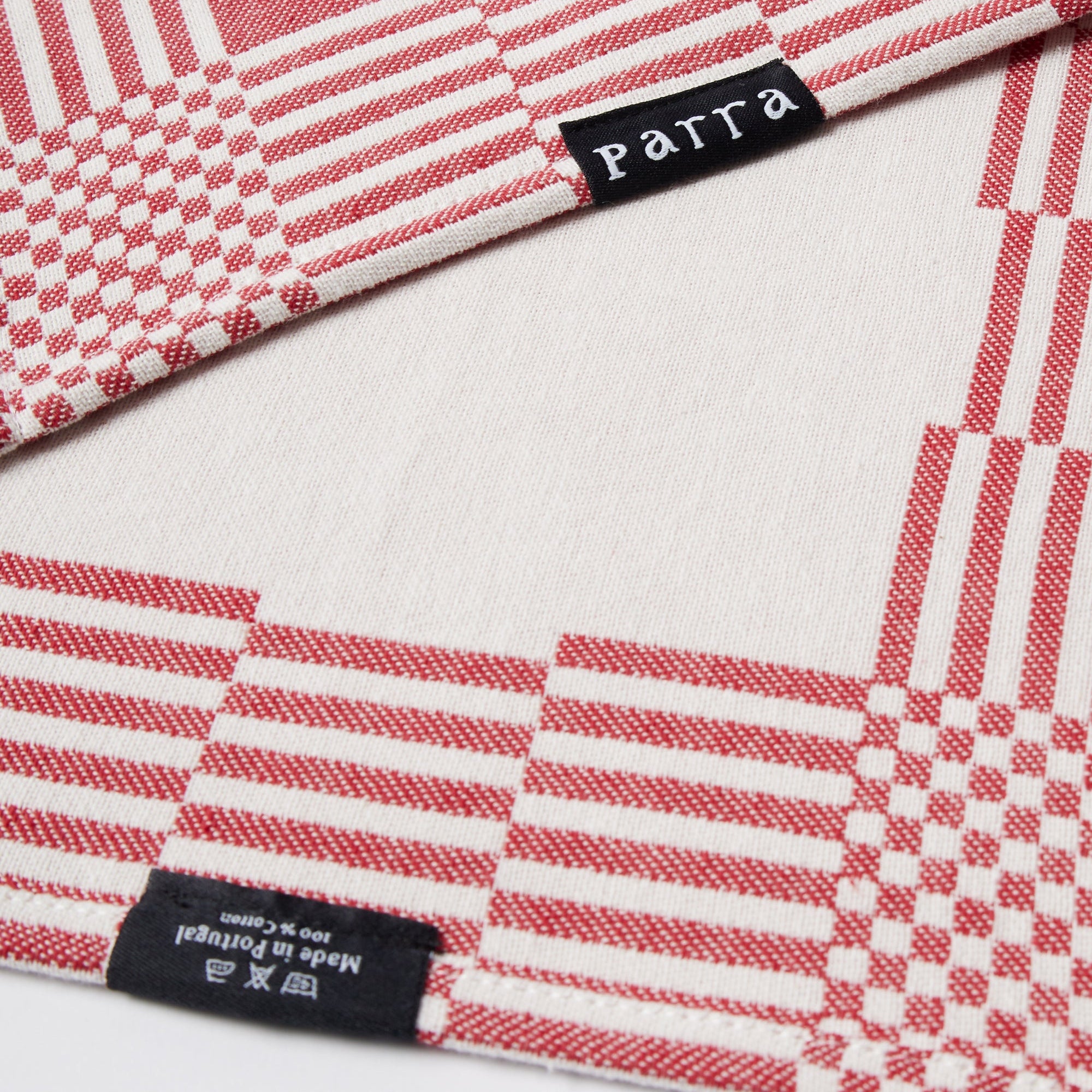 By Parra Infinite Kitchen Bird Towel Set Of 2 - Red