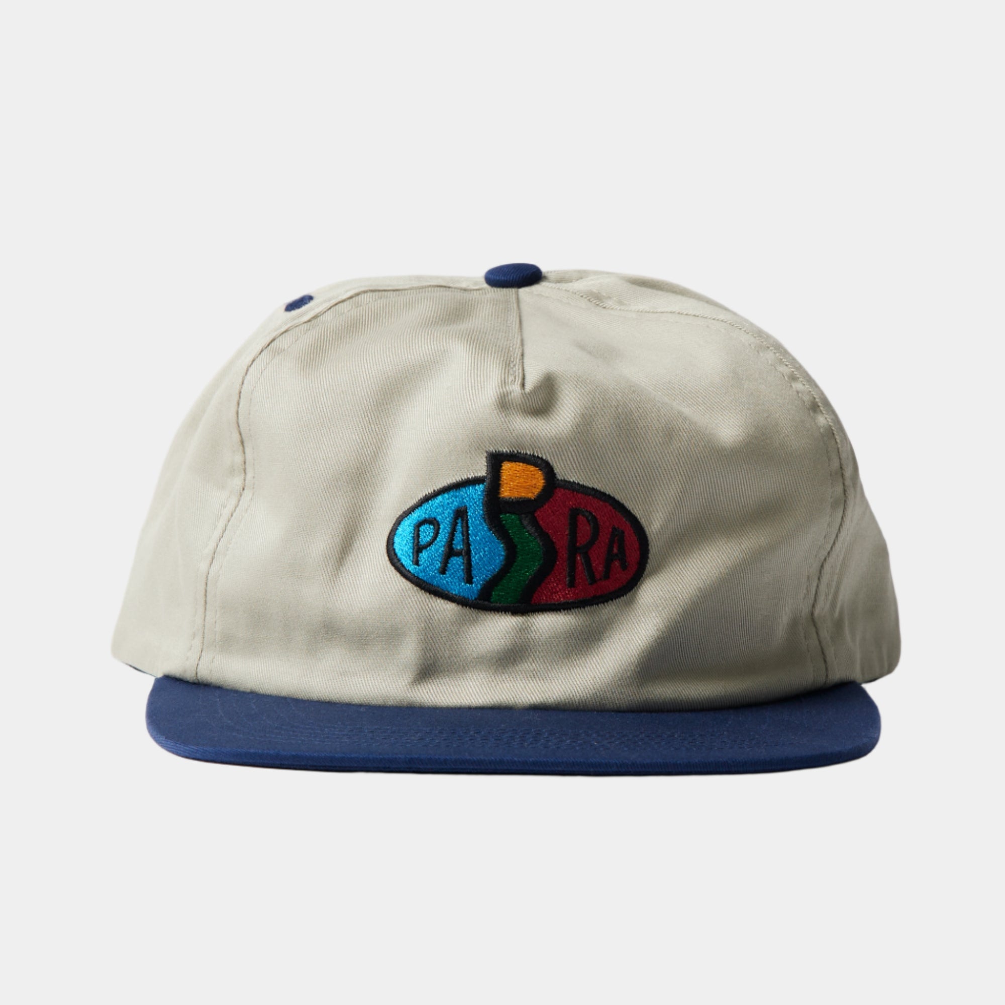 By Parra Legs Logo 5 Panel Hat - Off White