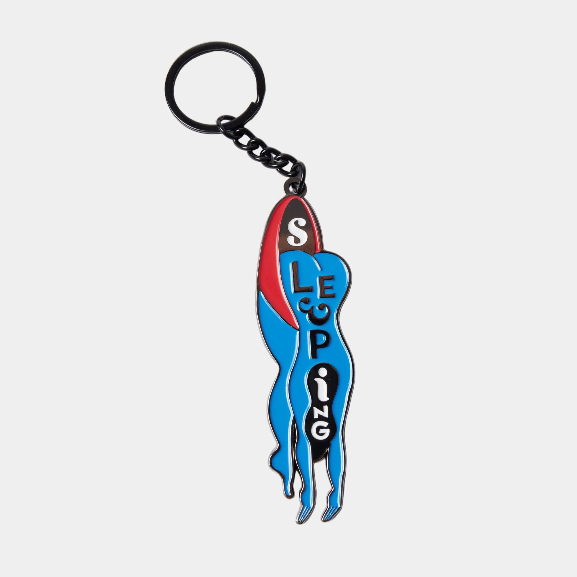 By Parra Sleeping Key Chain - Blue