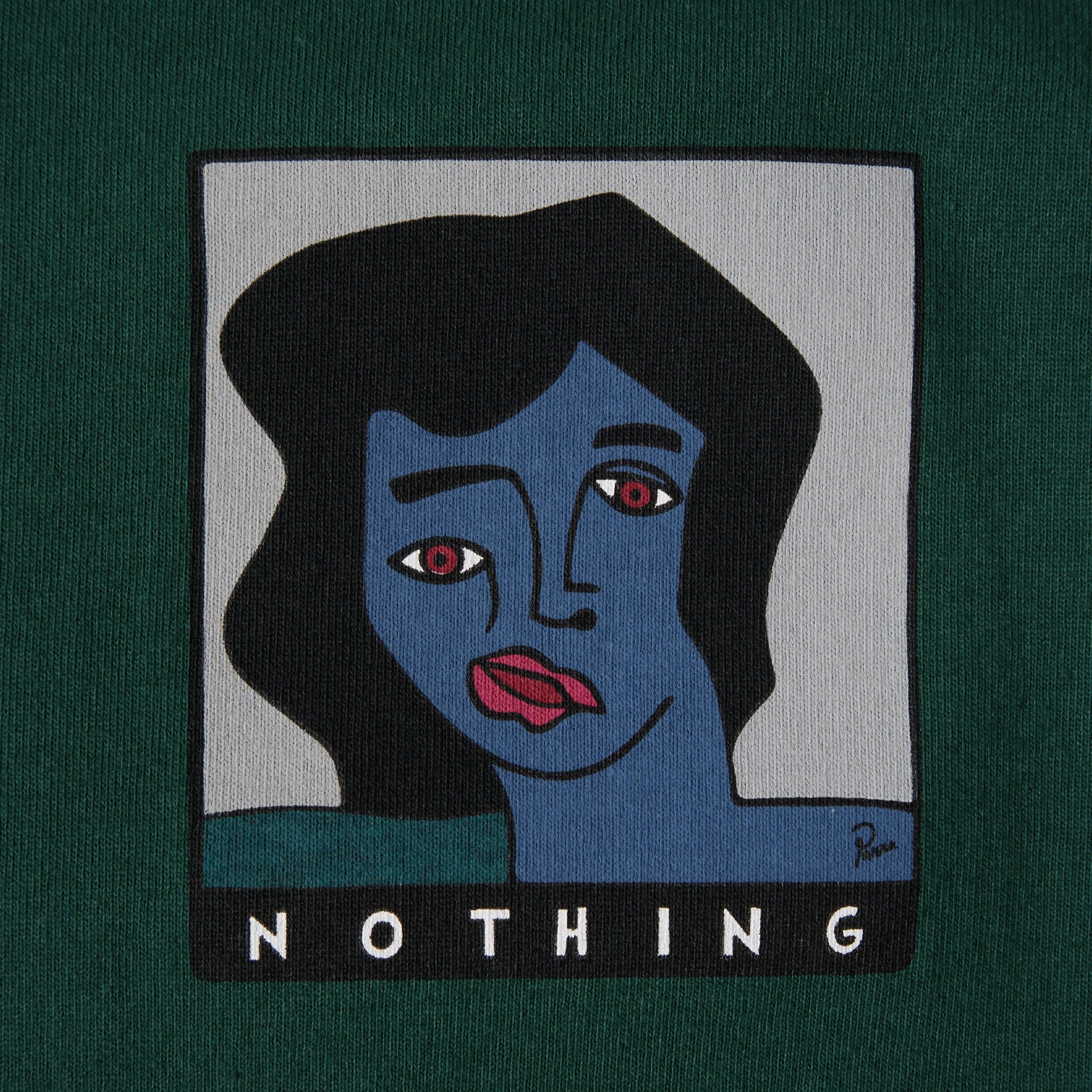 By Parra Nothing Please T-Shirt - Pine Green