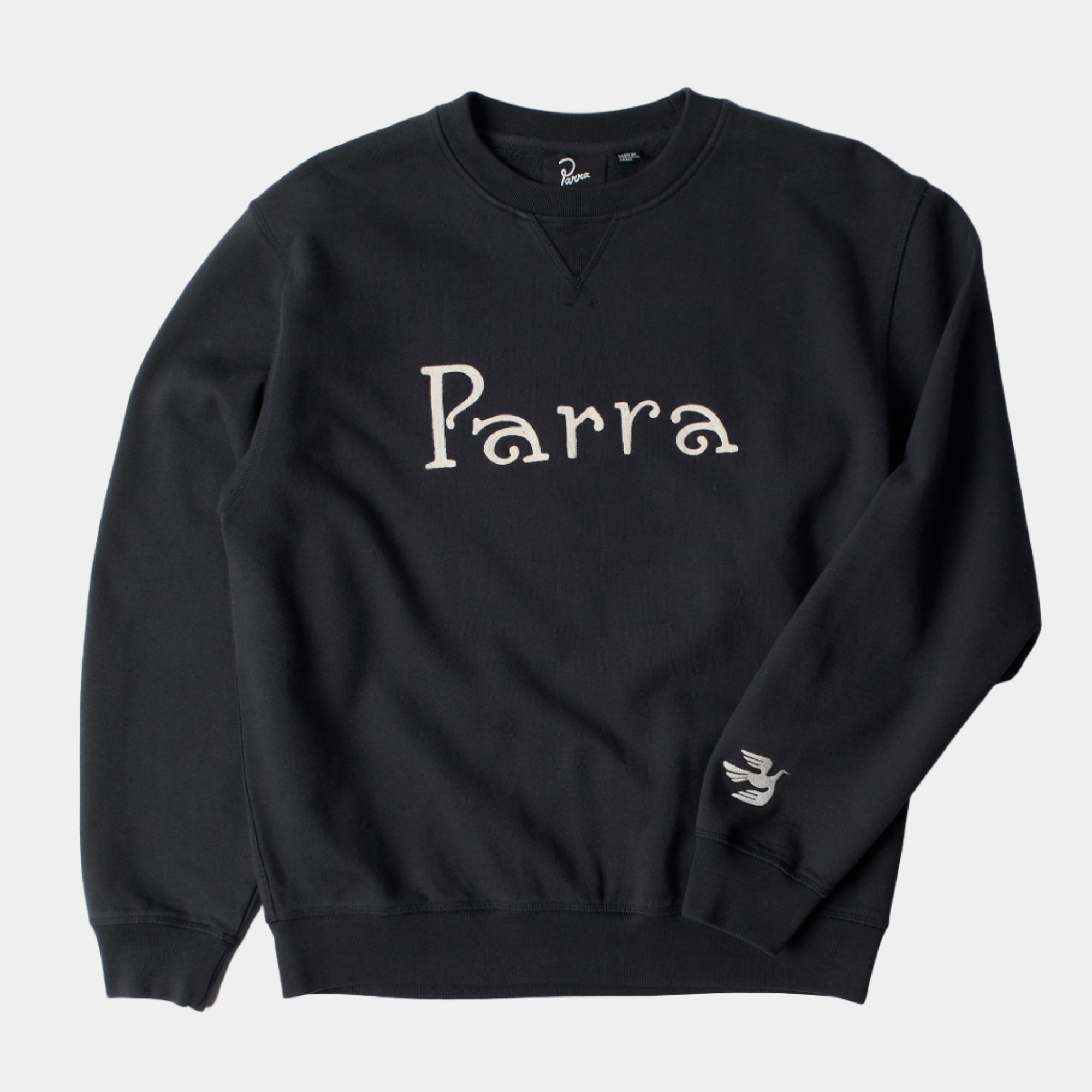 By Parra Weird Trad Crew Neck Sweatshirt - Dark Navy
