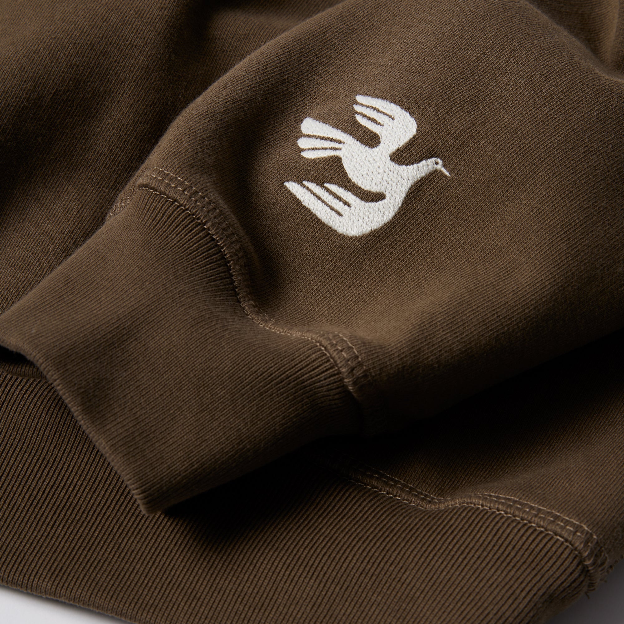 By Parra Weird Trad Crew Neck Sweatshirt - Brown