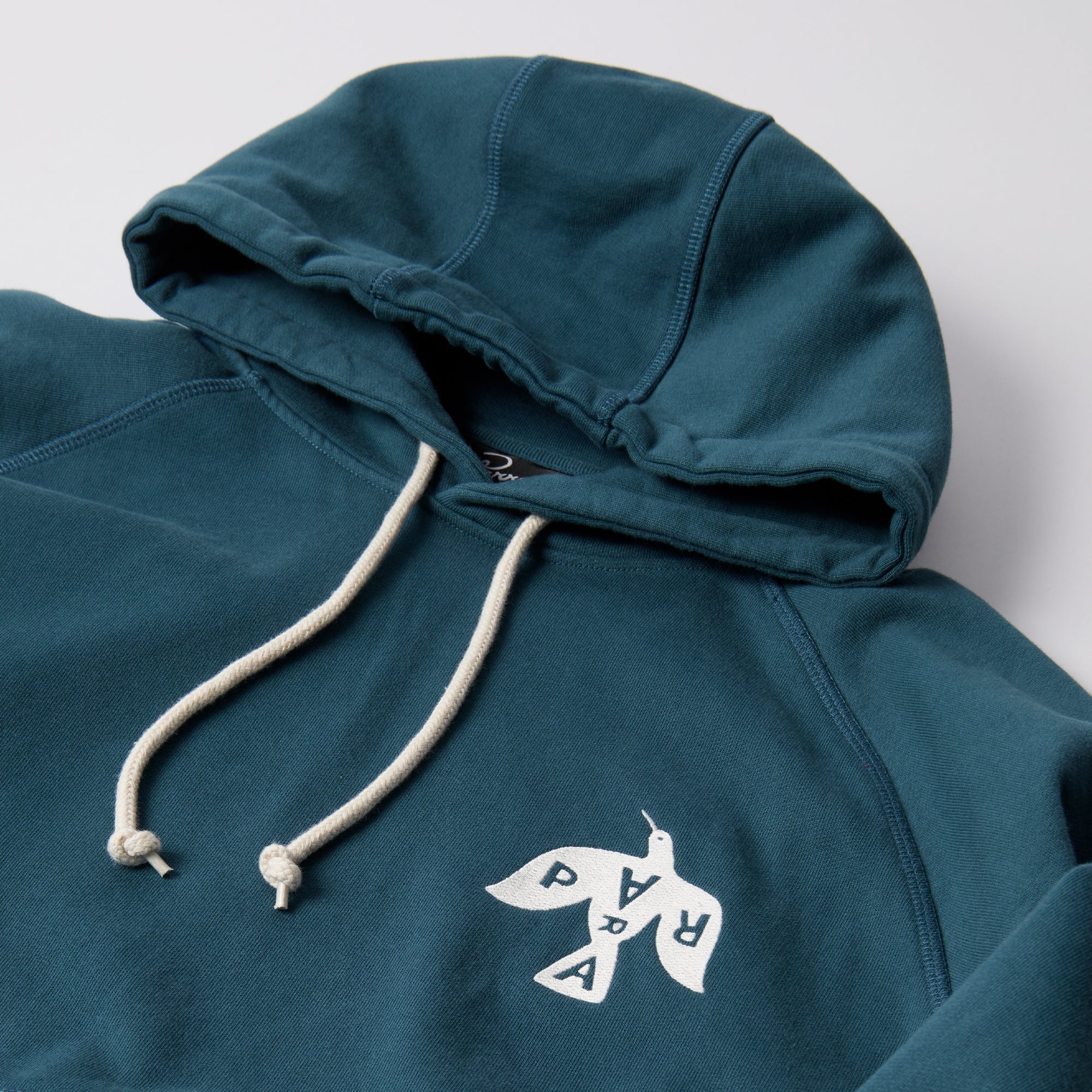 By Parra Crow Logo Hooded Sweatshirt - Teal