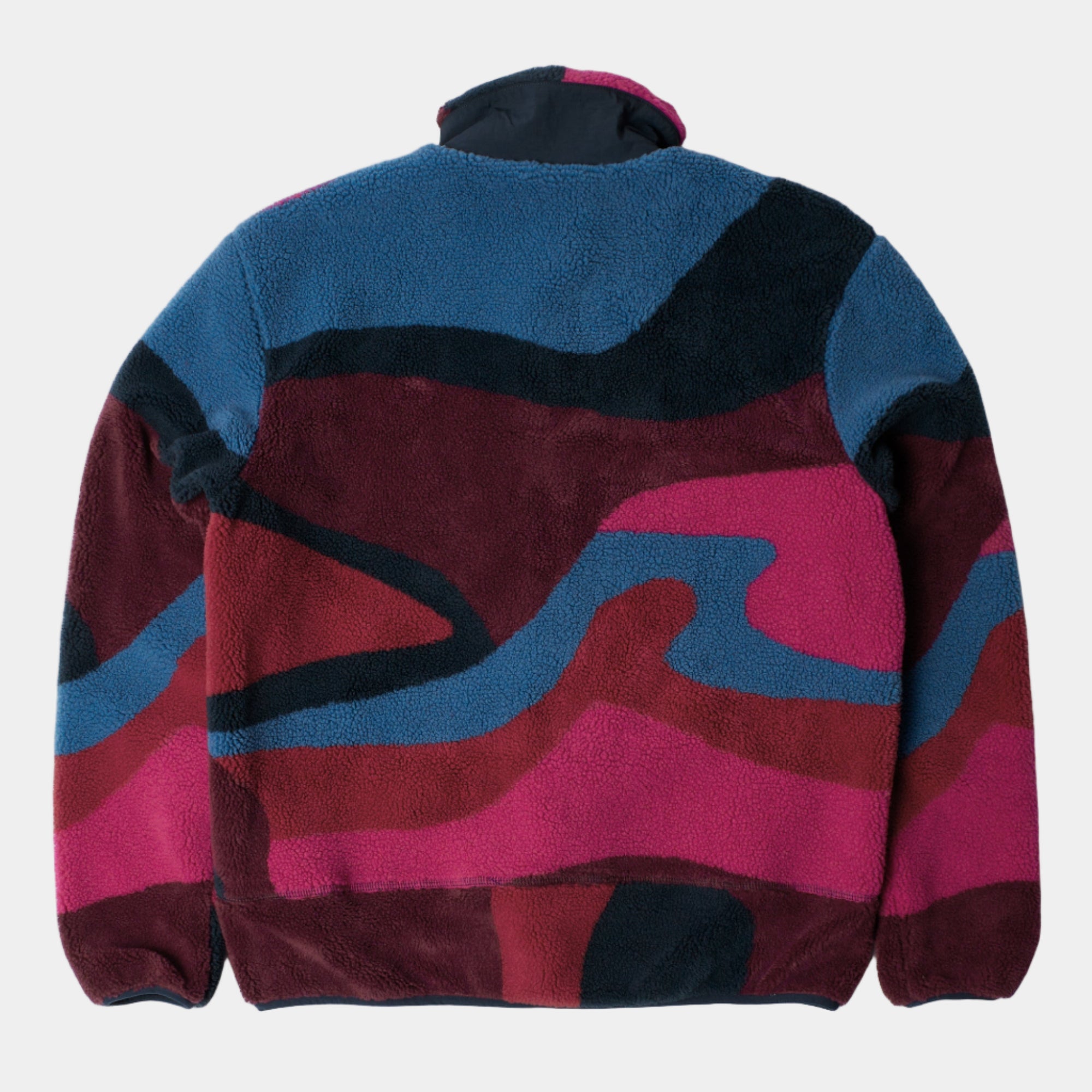 By Parra Full FTP Booster Polar Fleece Jacket - Red