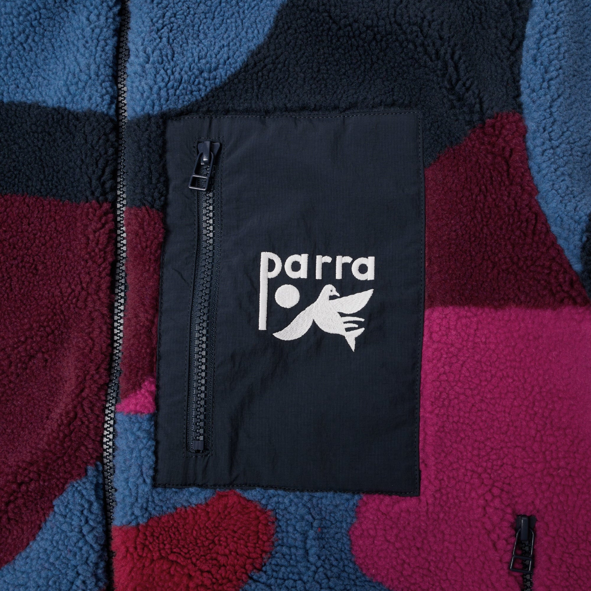 By Parra Full FTP Booster Polar Fleece Jacket - Red