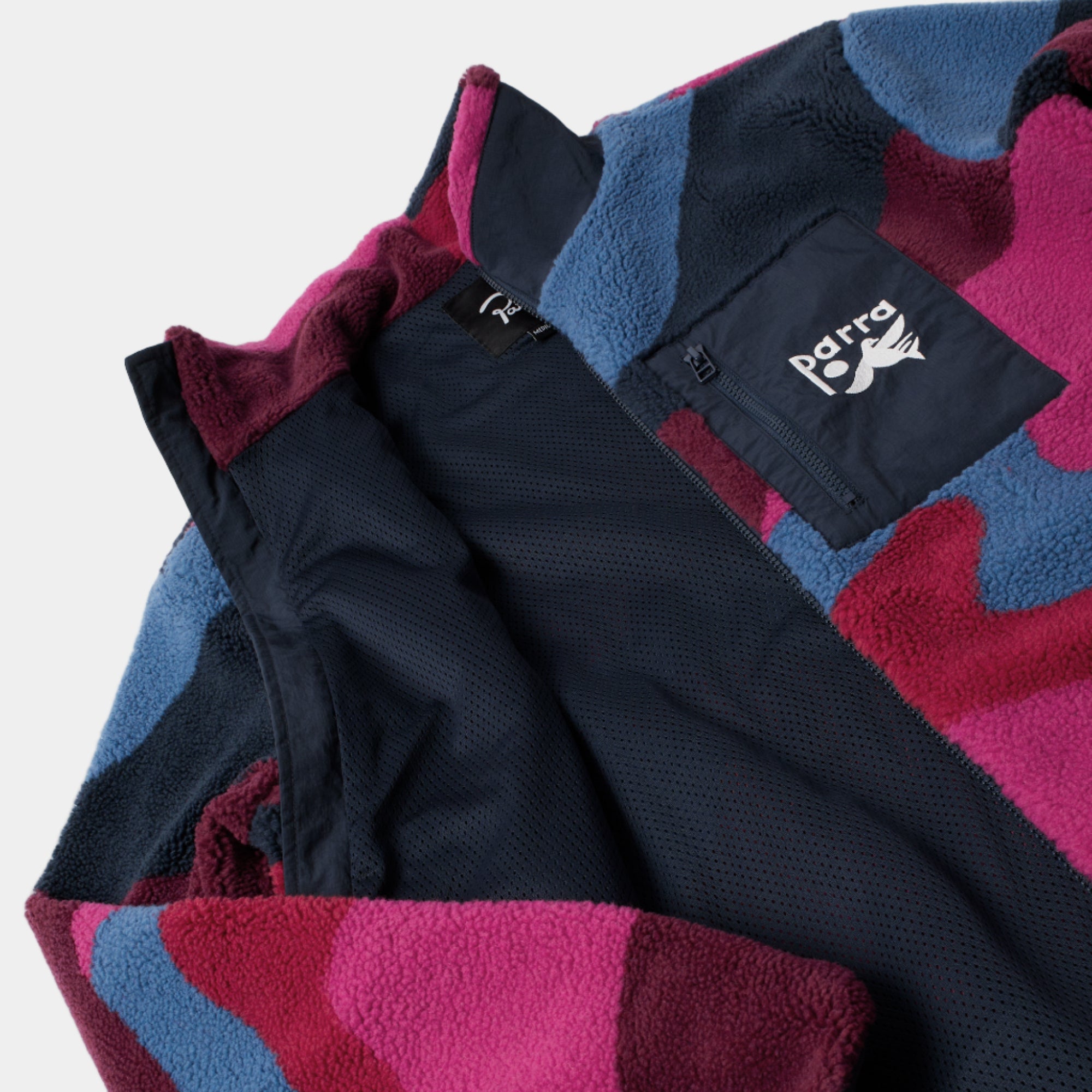 By Parra Full FTP Booster Polar Fleece Jacket - Red