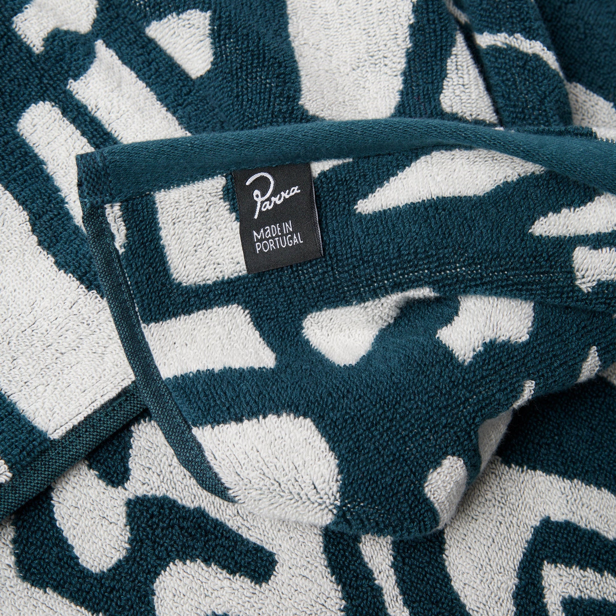 By Parra Broken FTP Bath Towel Set Of 2 - Teal Green