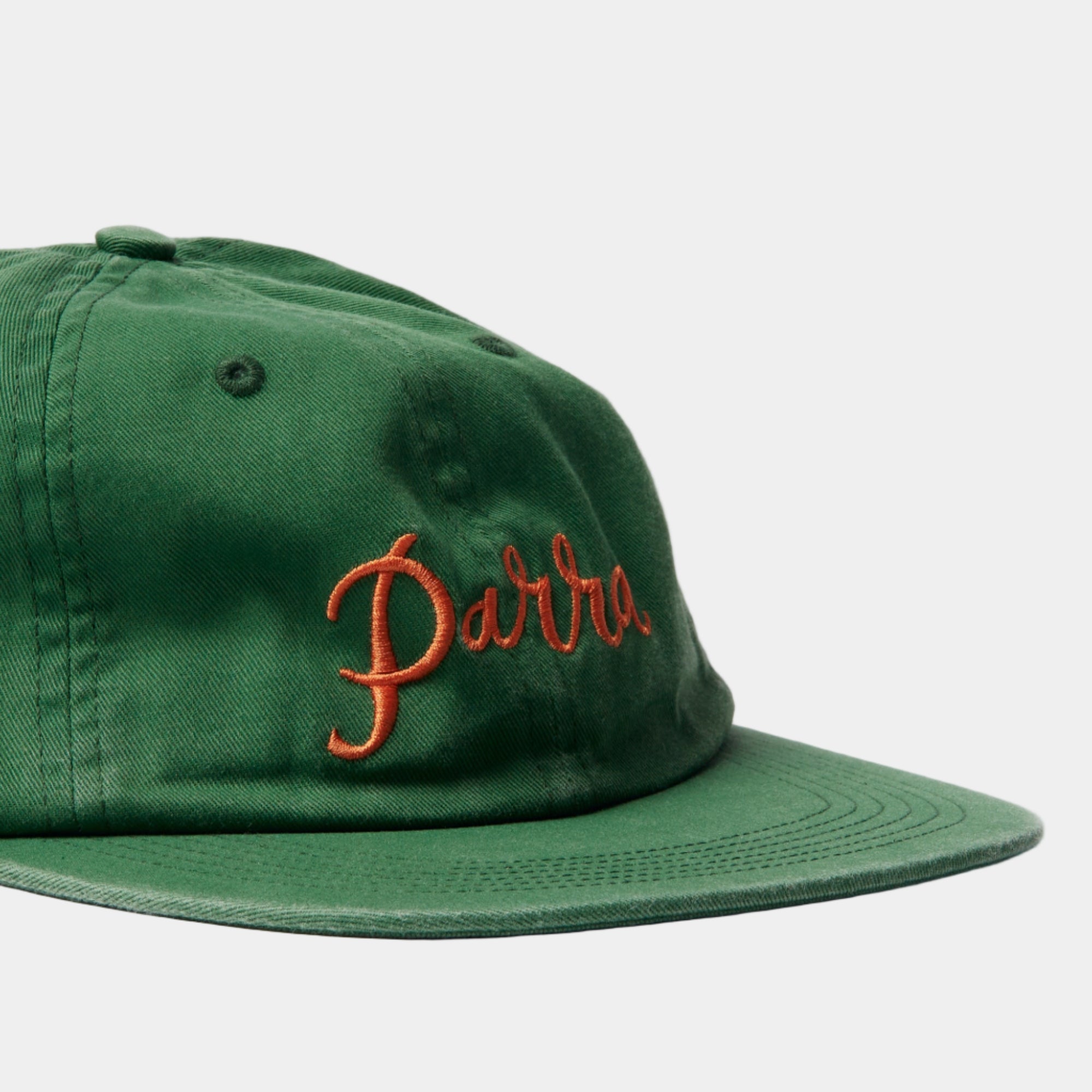 By Parra Scripted 6 Panel Hat - Green