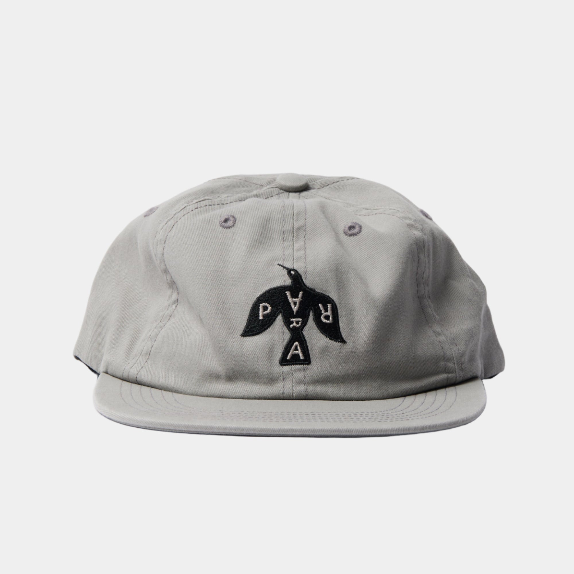 By Parra Crow Logo 6 Panel Hat - Grey