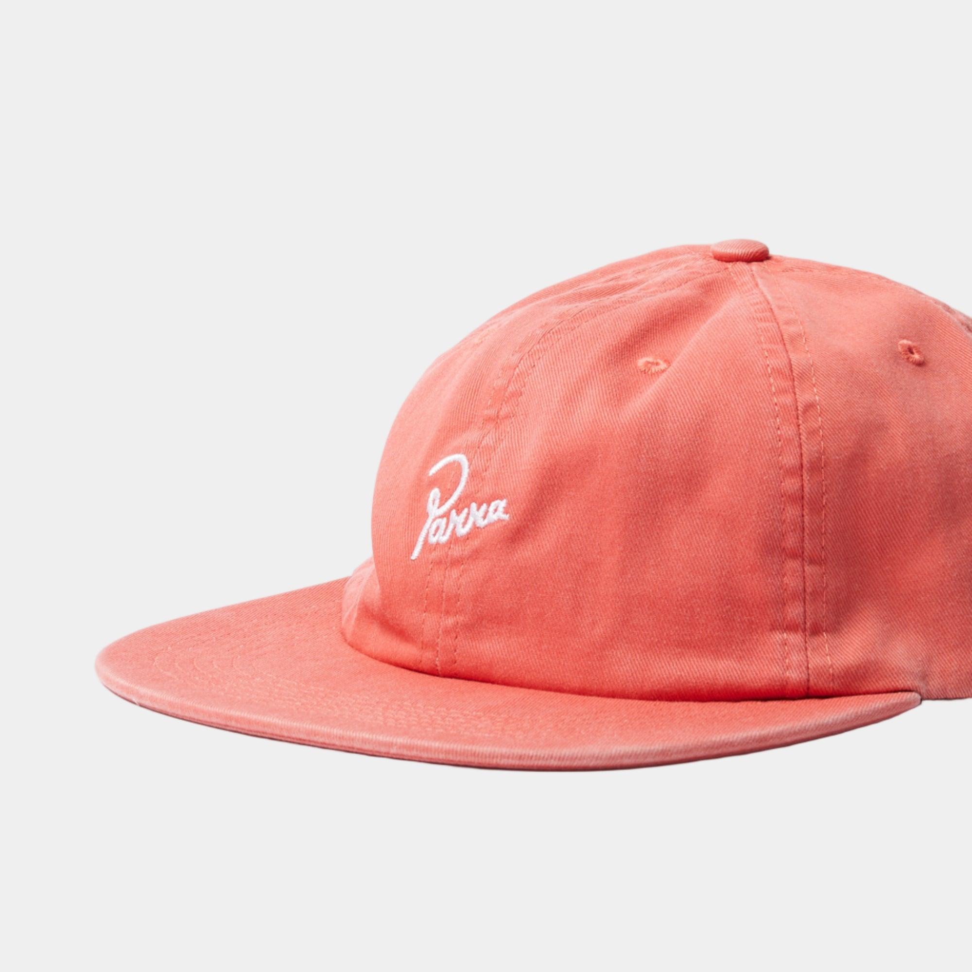 By Parra Signature 6 Panel Hat - Washed Out Red