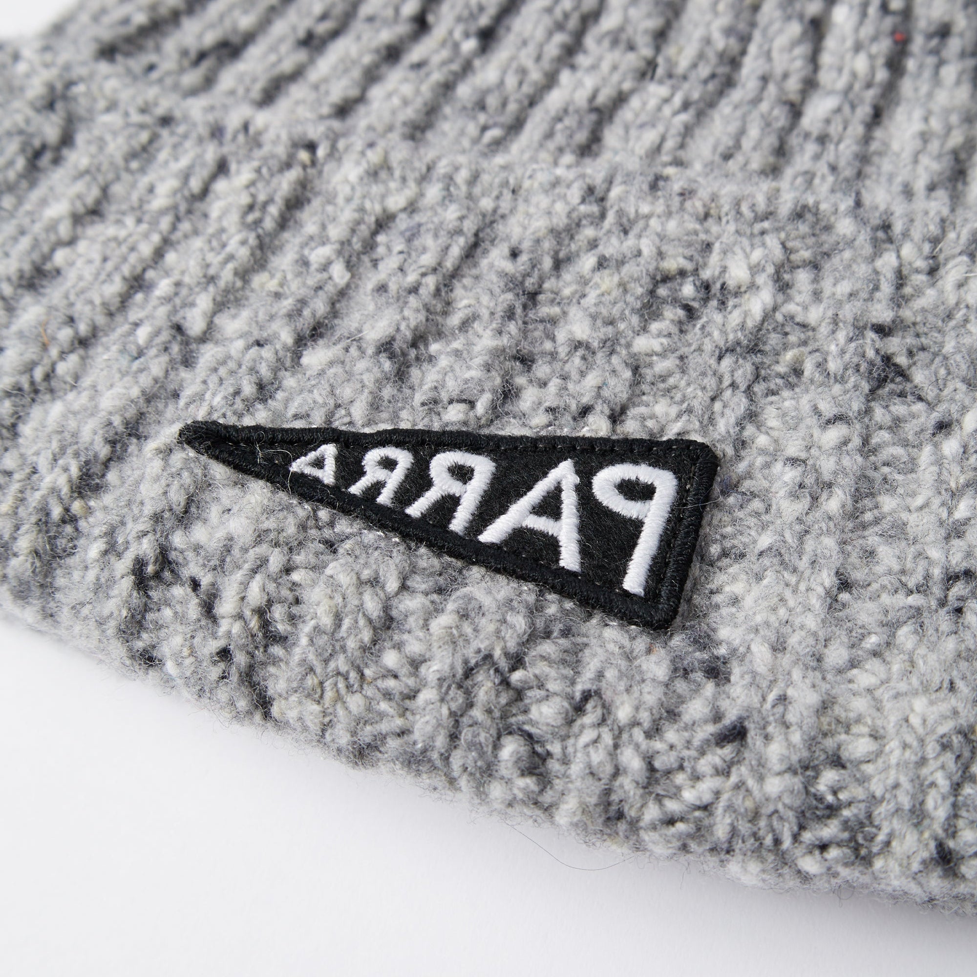By Parra Reversed Flag Beanie - Grey