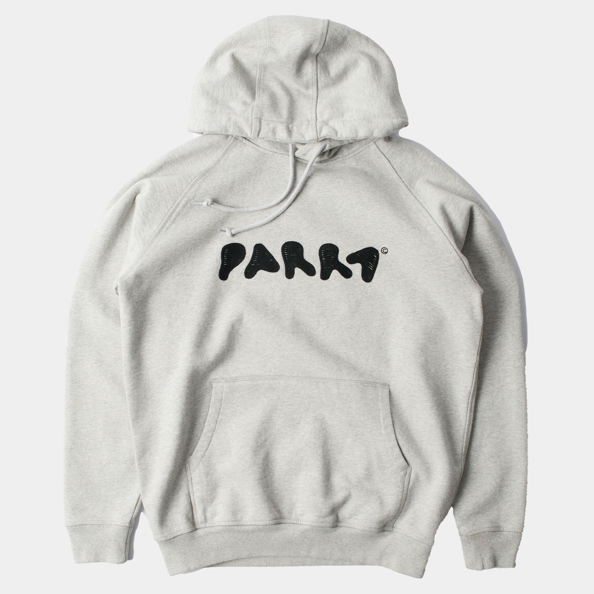 By Parra Blog Logo Hooded Sweatshirt - Heather Grey