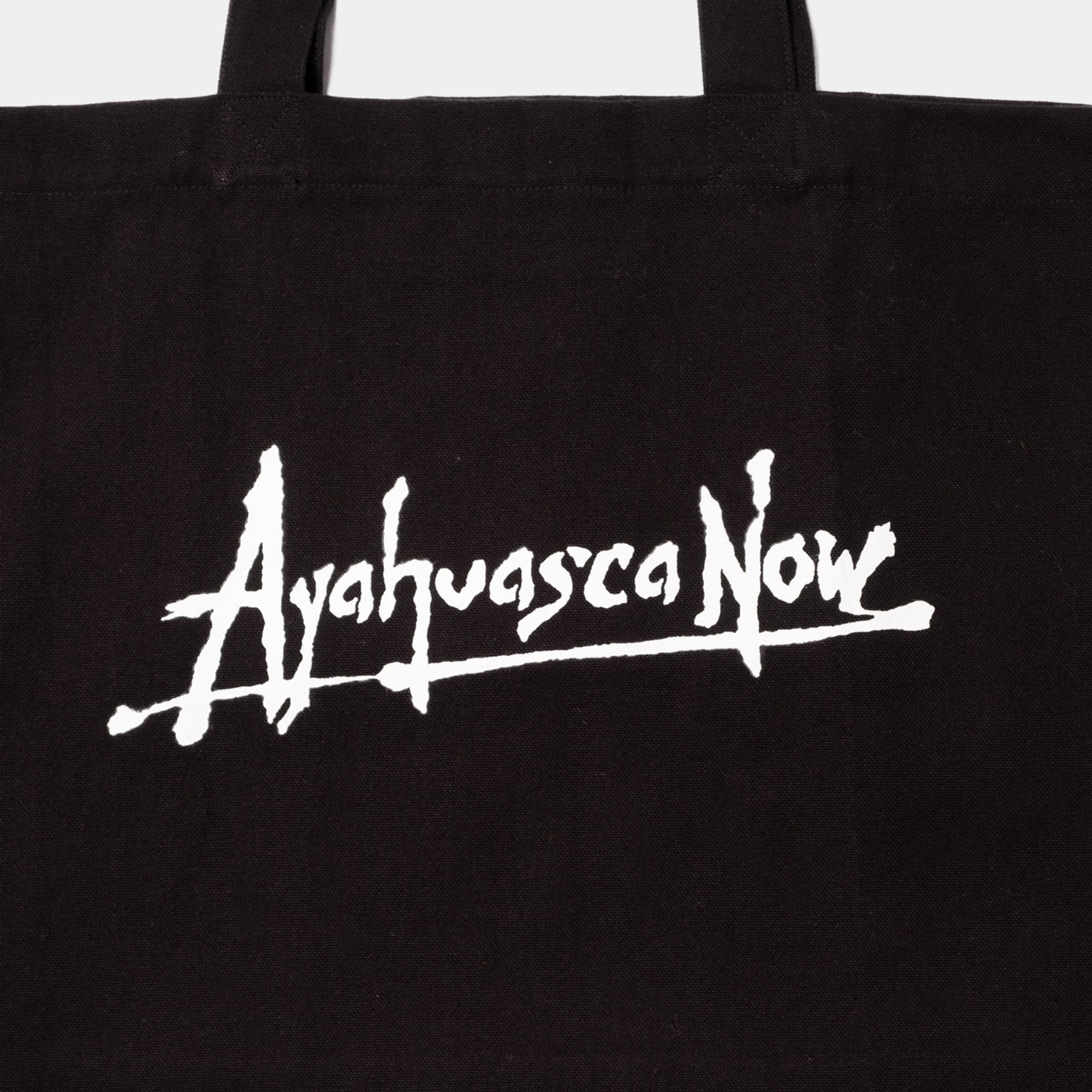 Good Morning Tapes Ayahuasca Now Canvas Tote Bag - Black