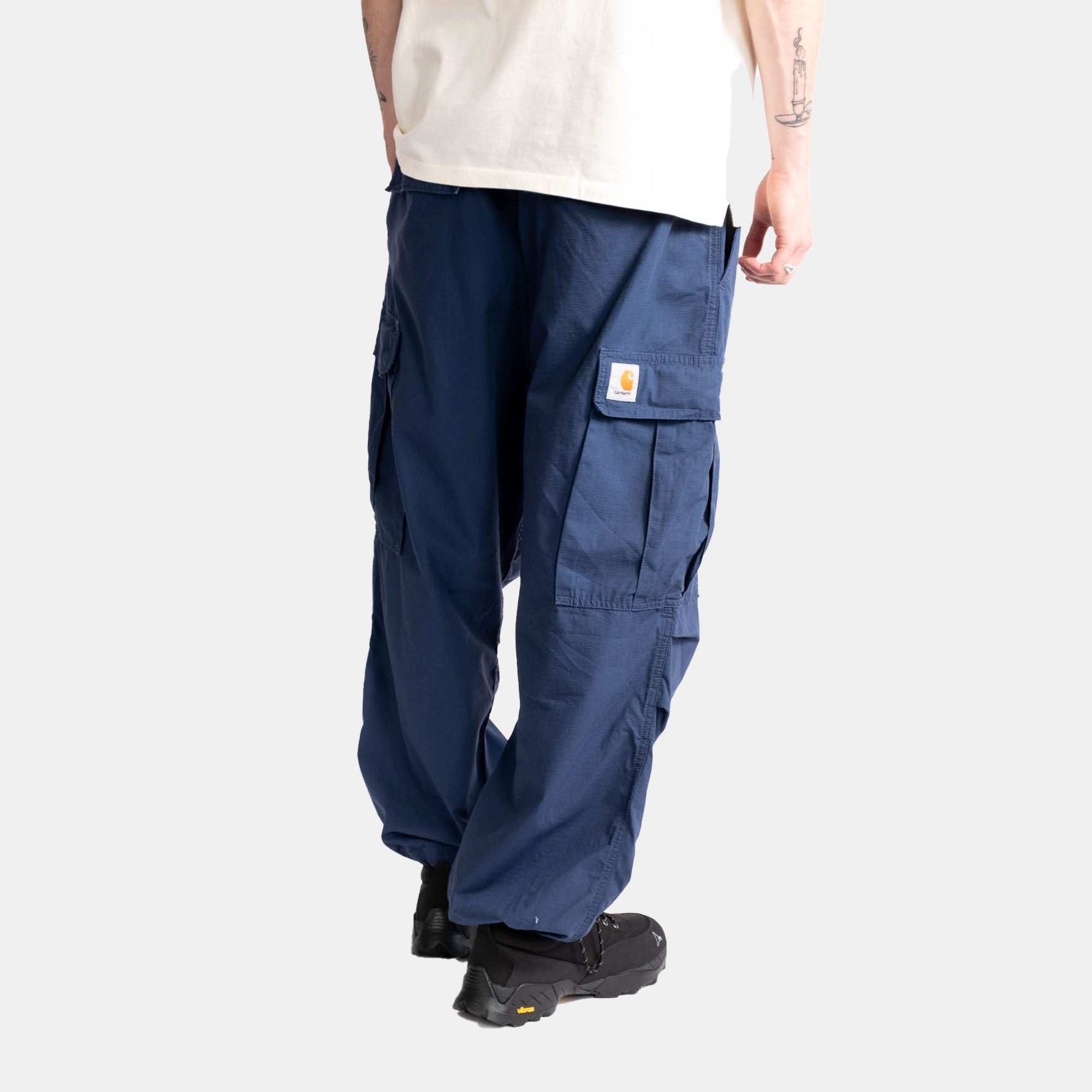 Carhartt WIP Jet Cargo Pant - Blue Rinsed