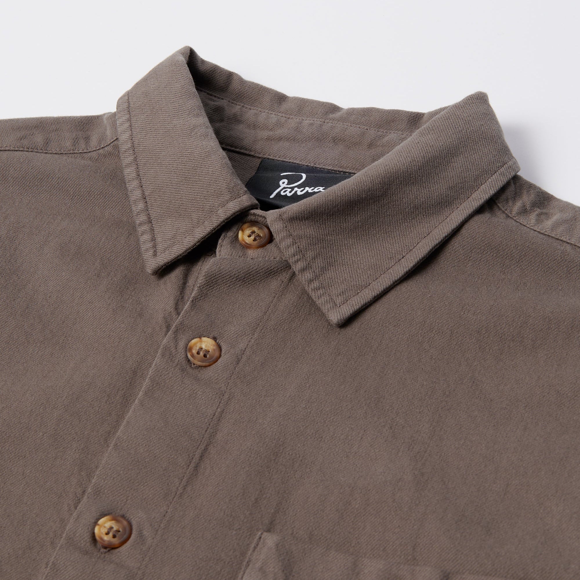 By Parra Crooked Face Short Sleeve Shirt - Brown