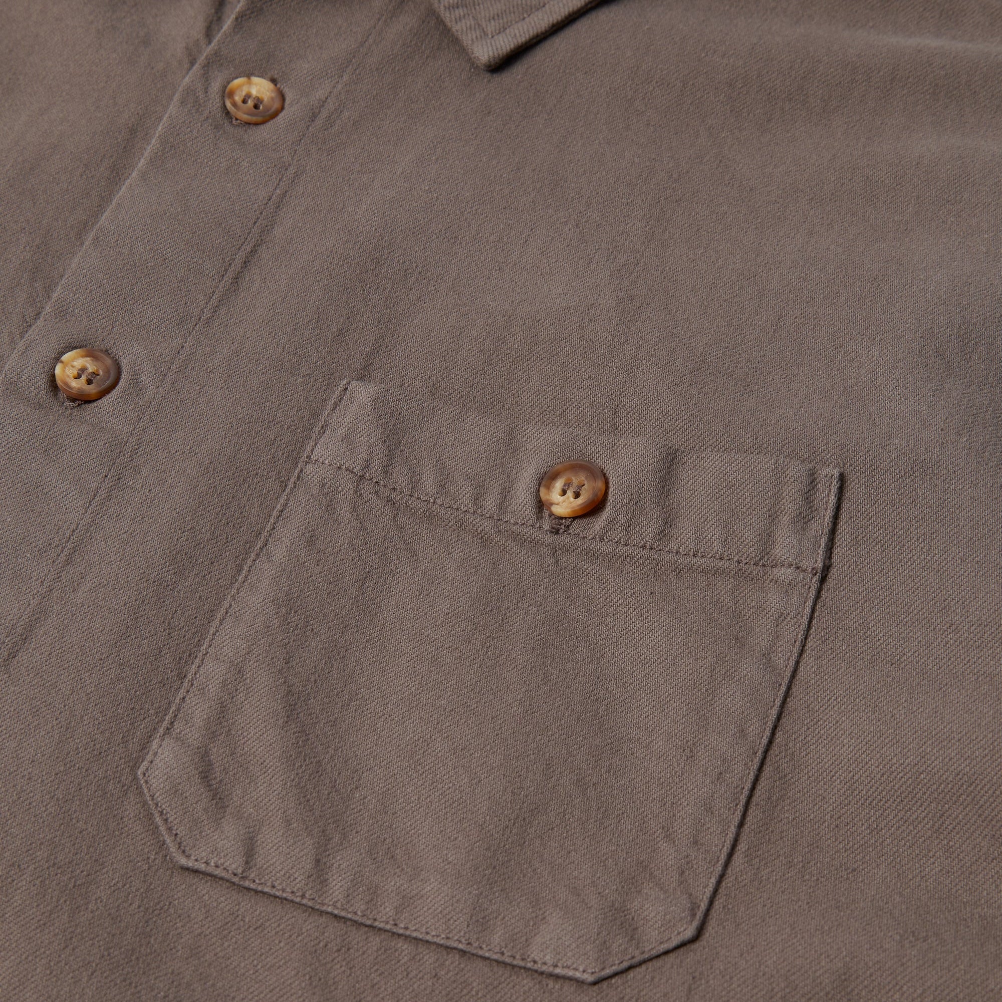By Parra Crooked Face Short Sleeve Shirt - Brown