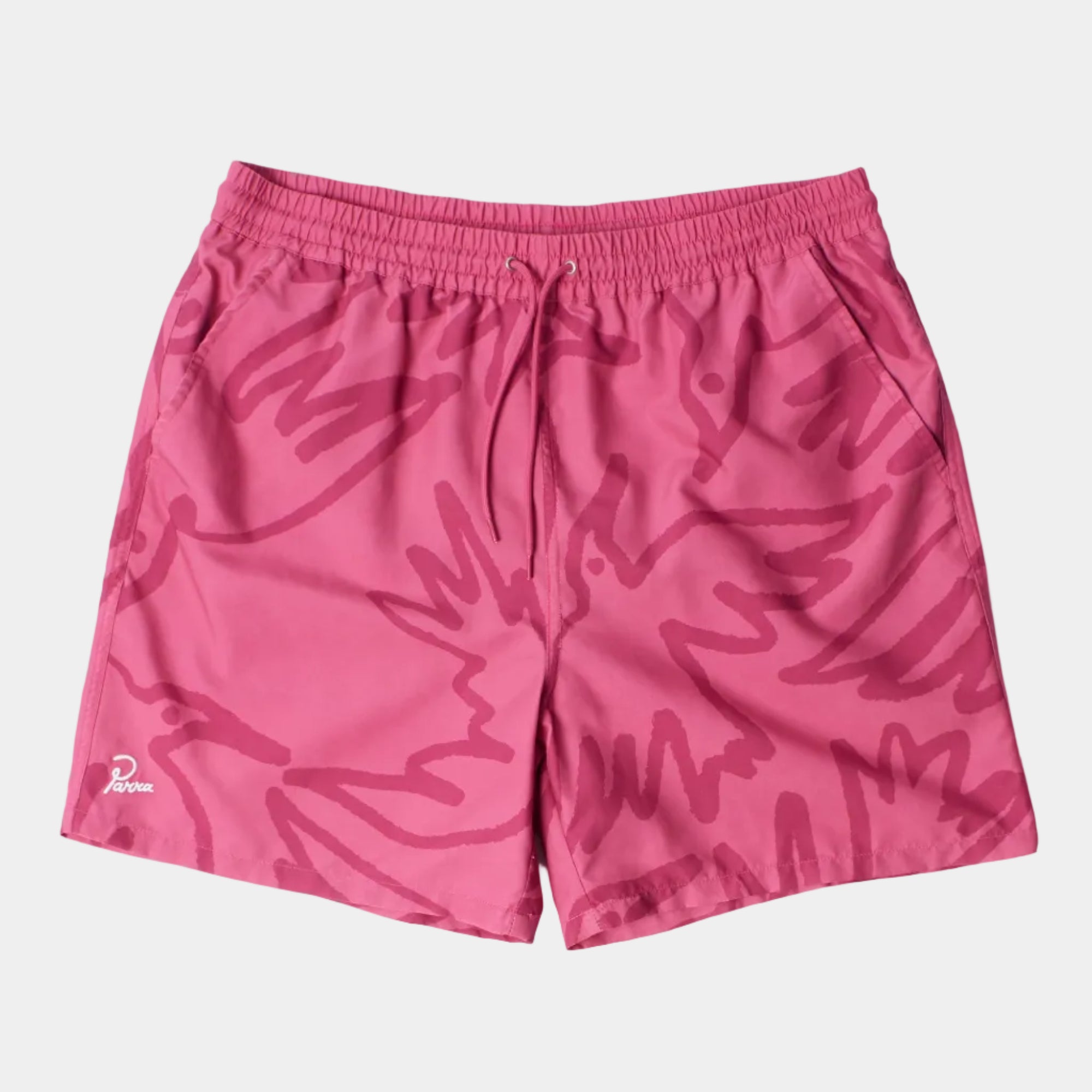 By Parra Birds Fly Free Swim Shorts - Purple Pink